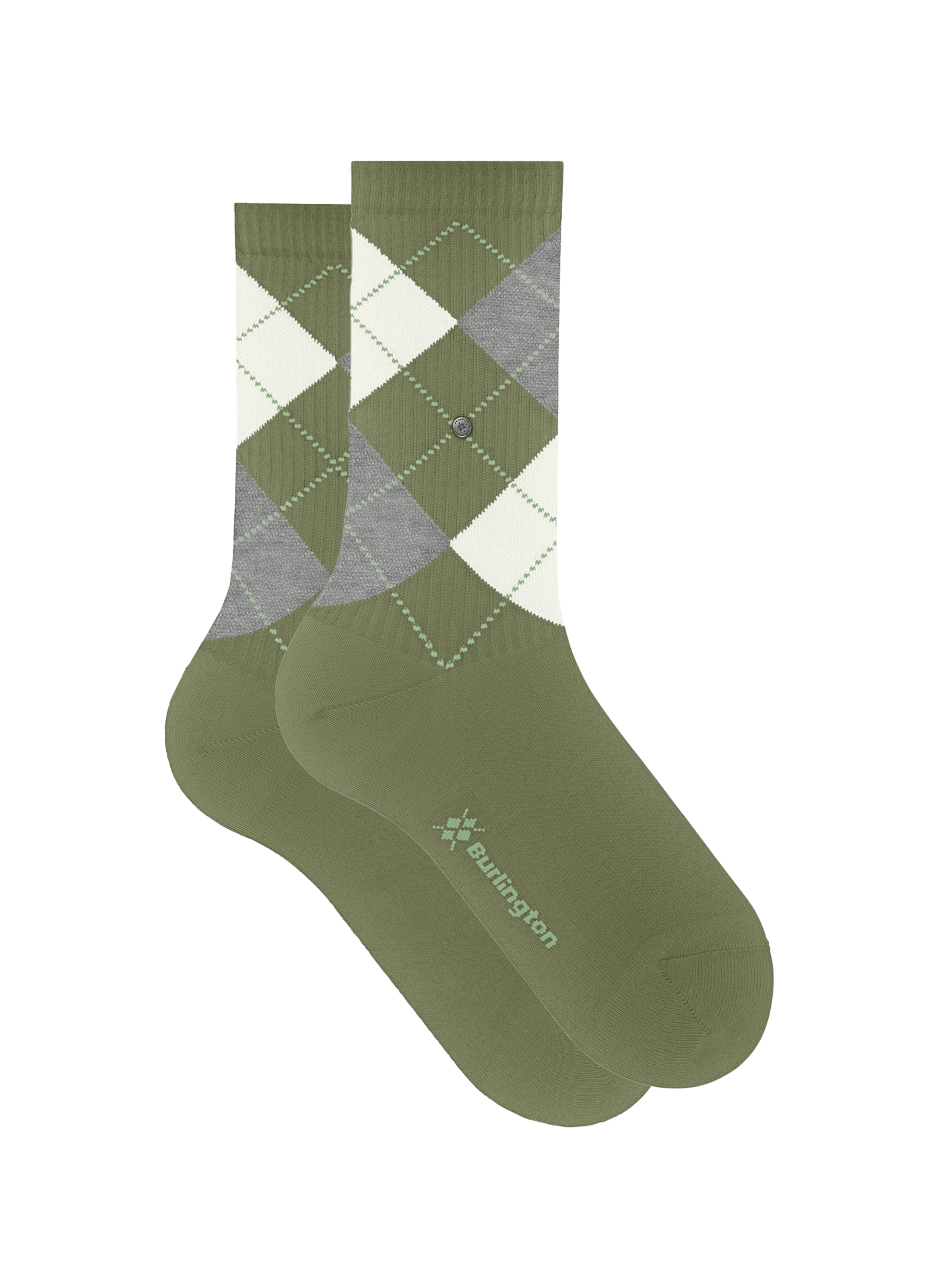 Calcetines de tenis geométricos BURLINGTON Caqui