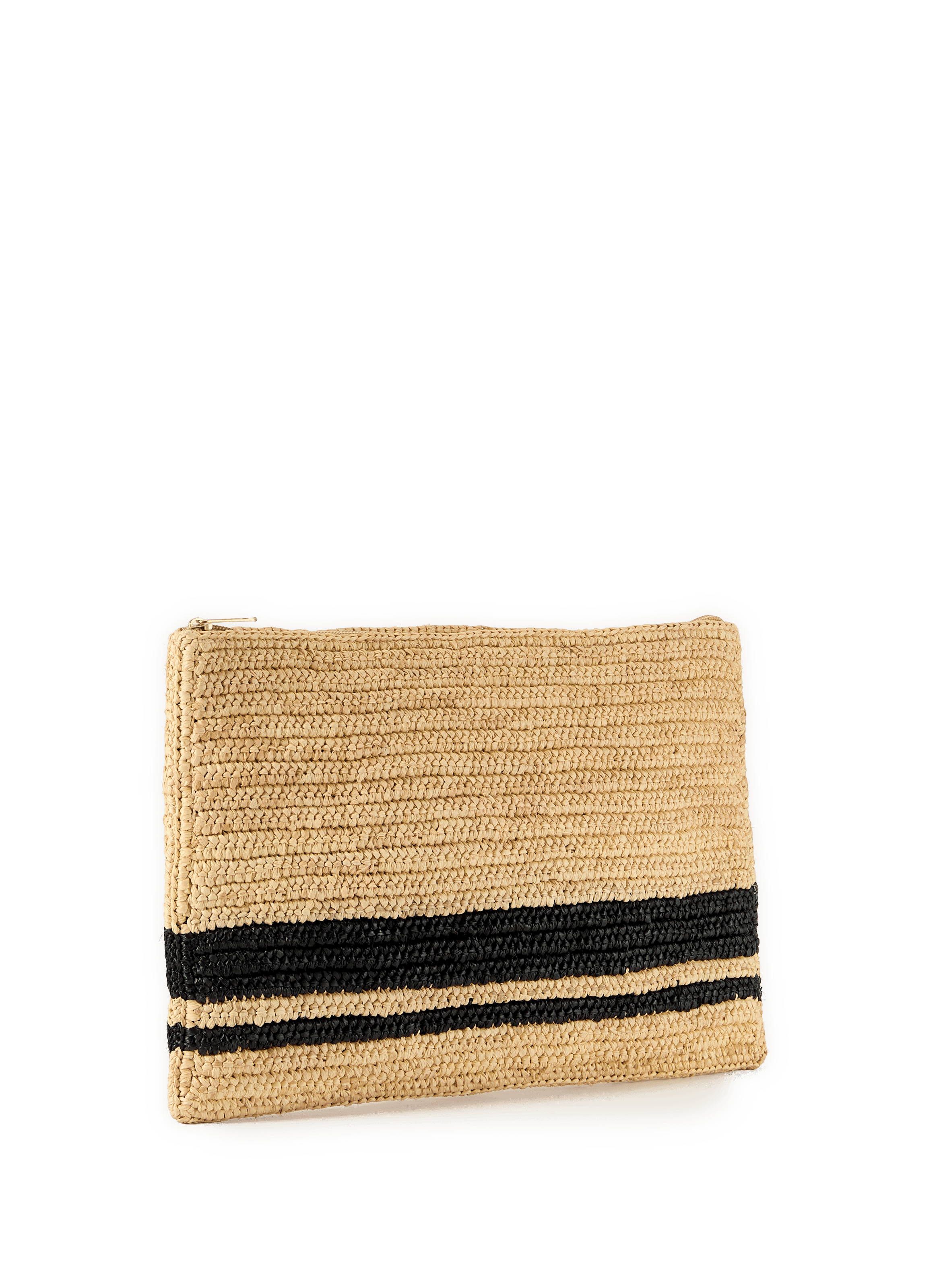 Raffia clutch bag SAISON 1865 Multicolour