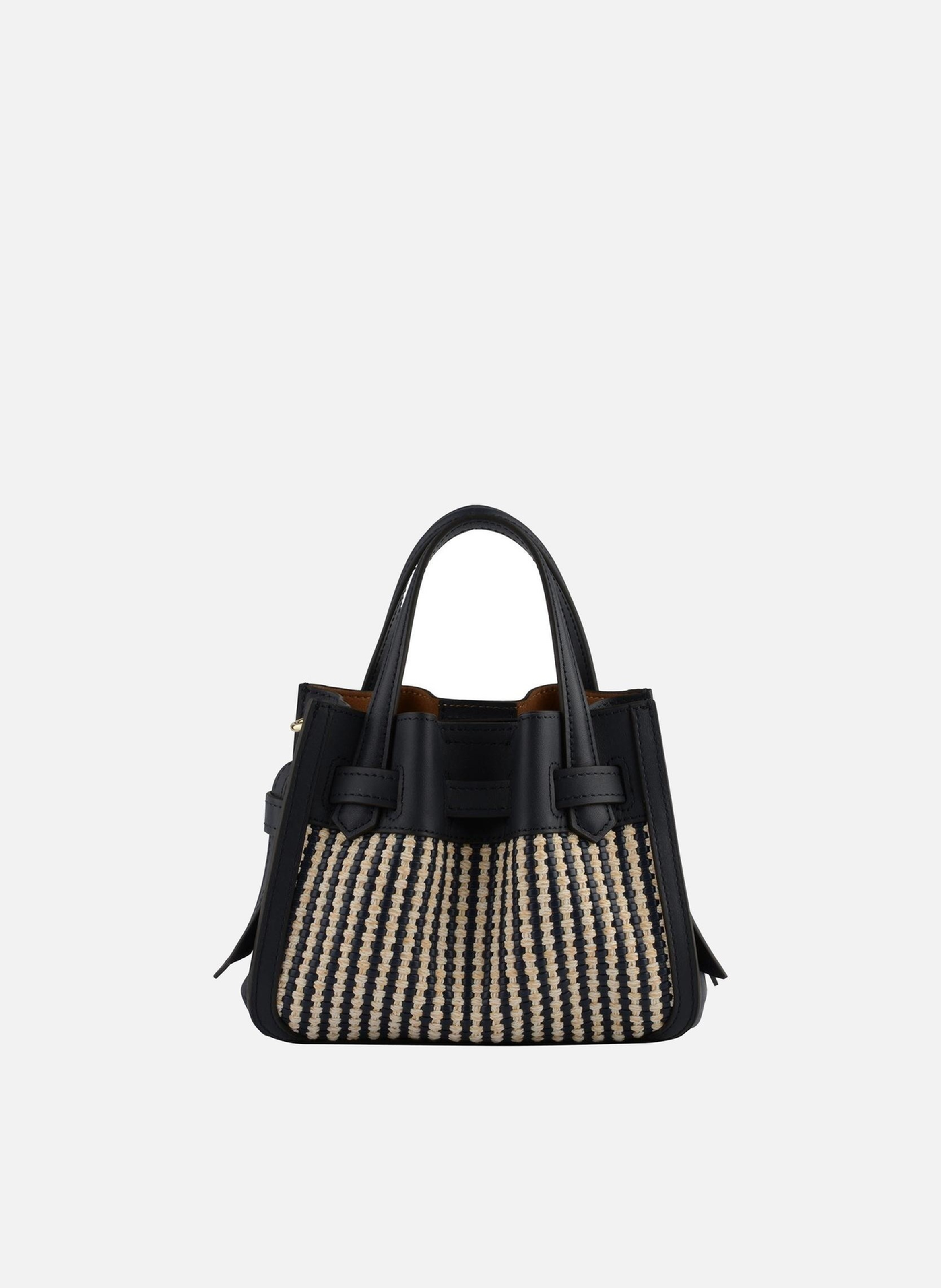 Blossom tressé | sac à main POURCHET Bleu