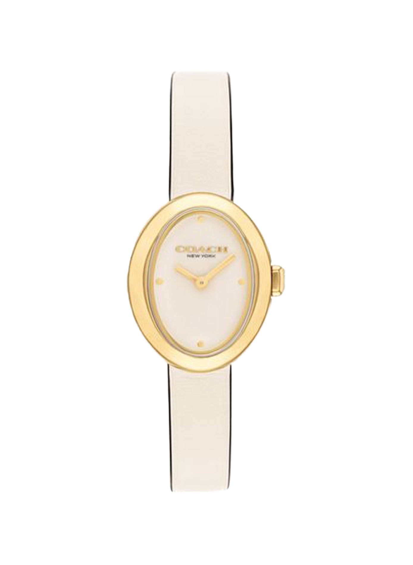 Montre quartz Sammy en cuir COACH MONTRES Blanc