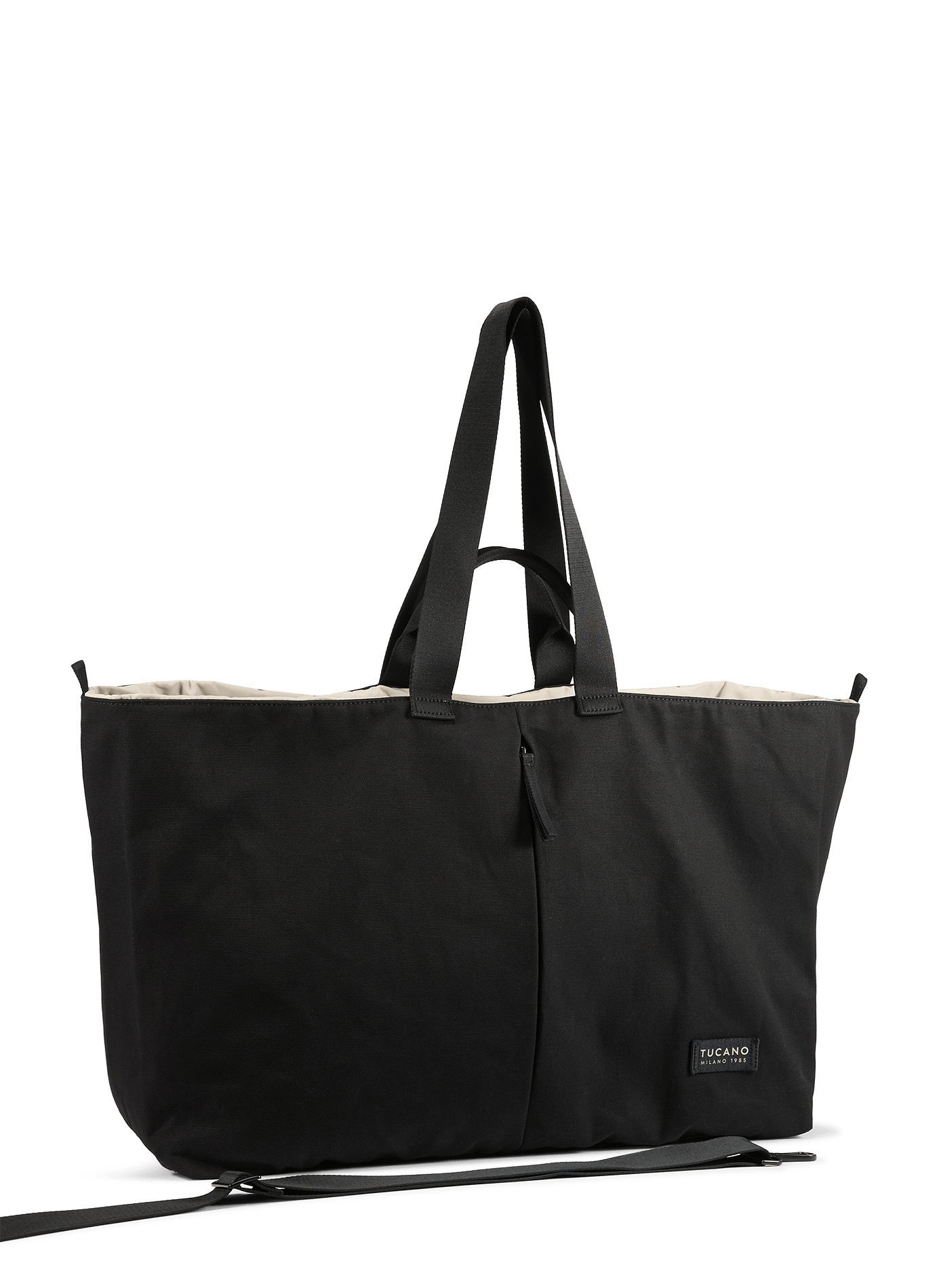 Bcash weekend bag in blended cotton TUCANO Black