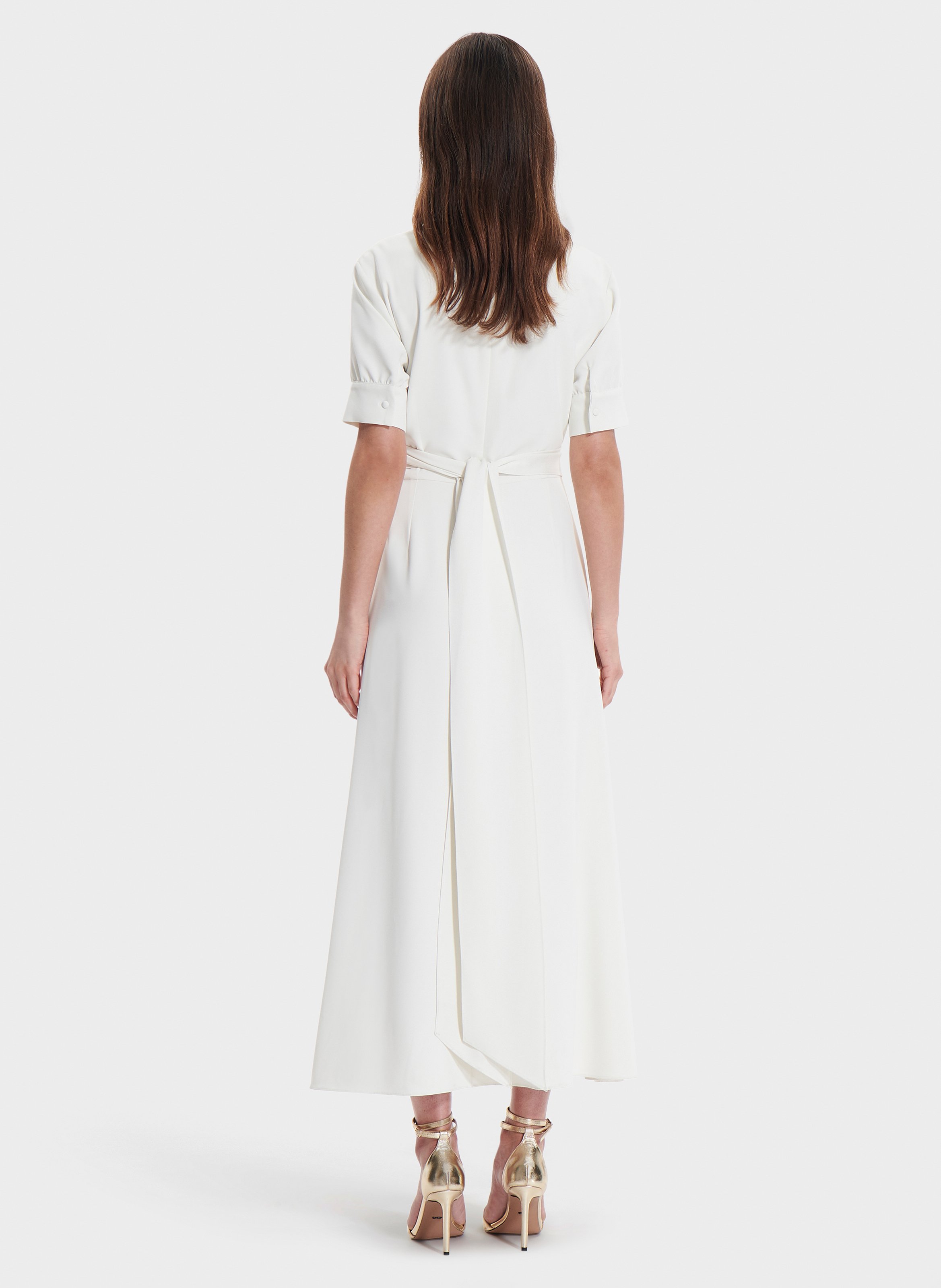 Robe  roseau ZAPA Blanc