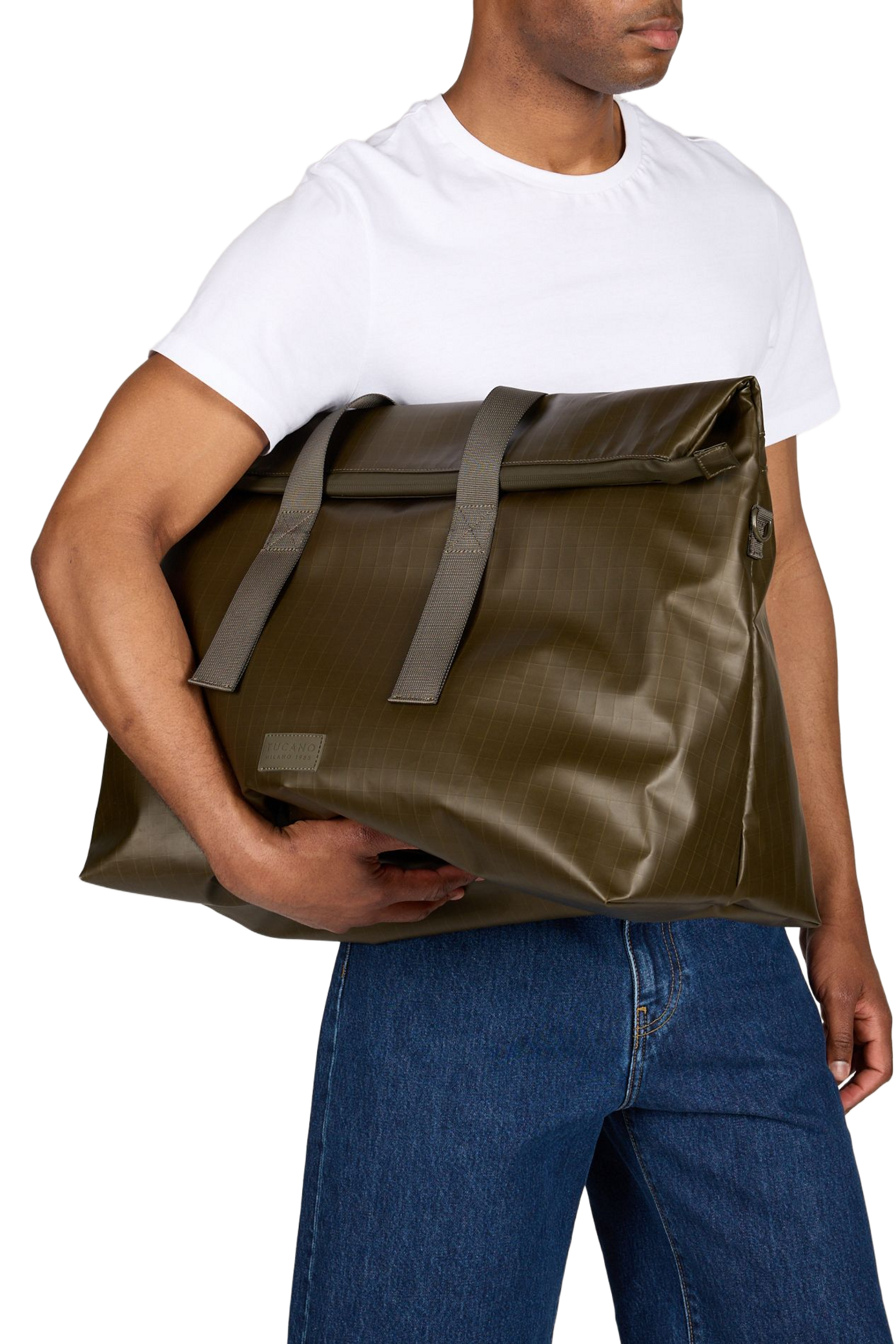 Sac de voyage à carreaux TUCANO Kaki