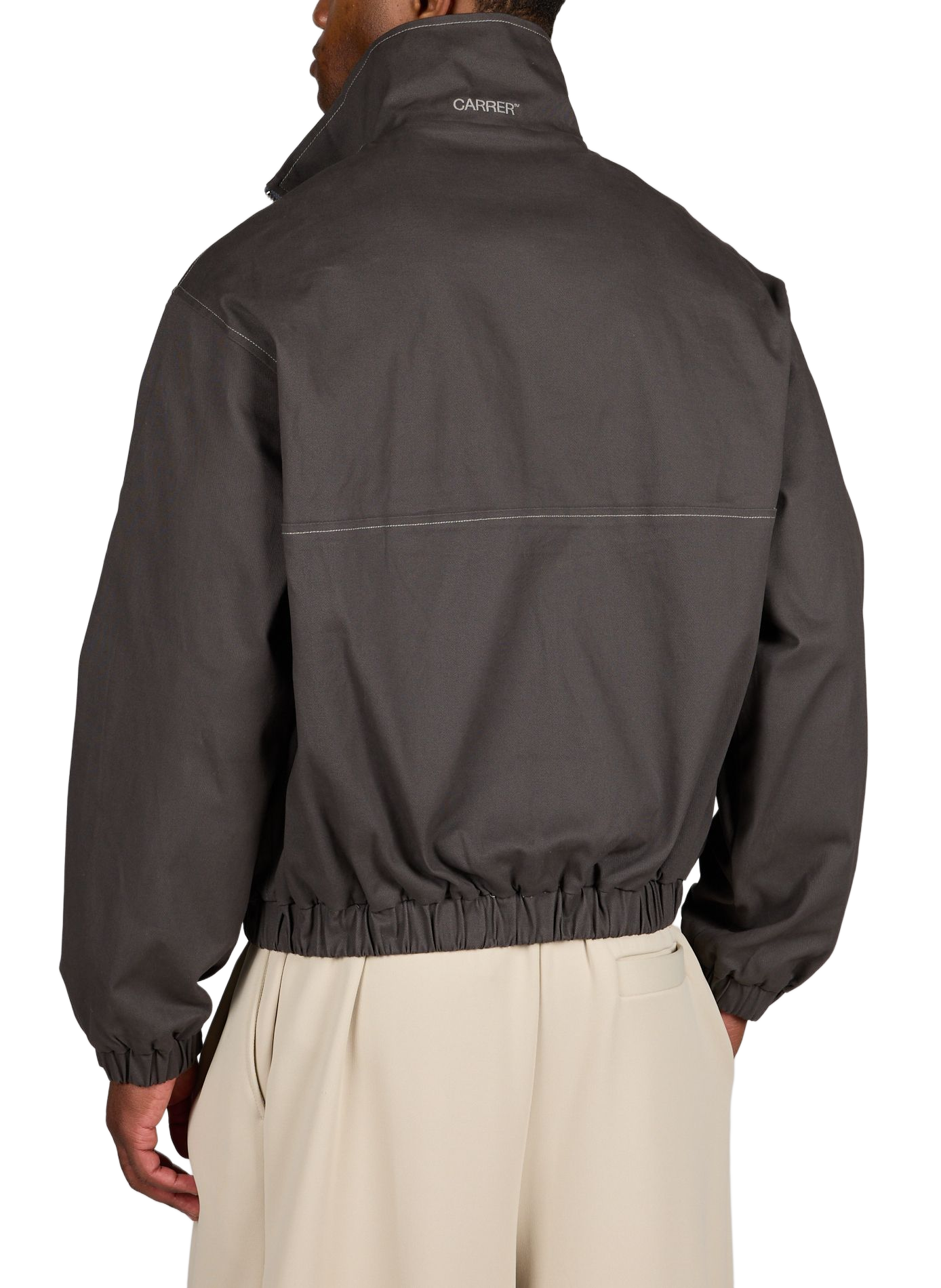 Veste Barrau à col montant CARRER Gris