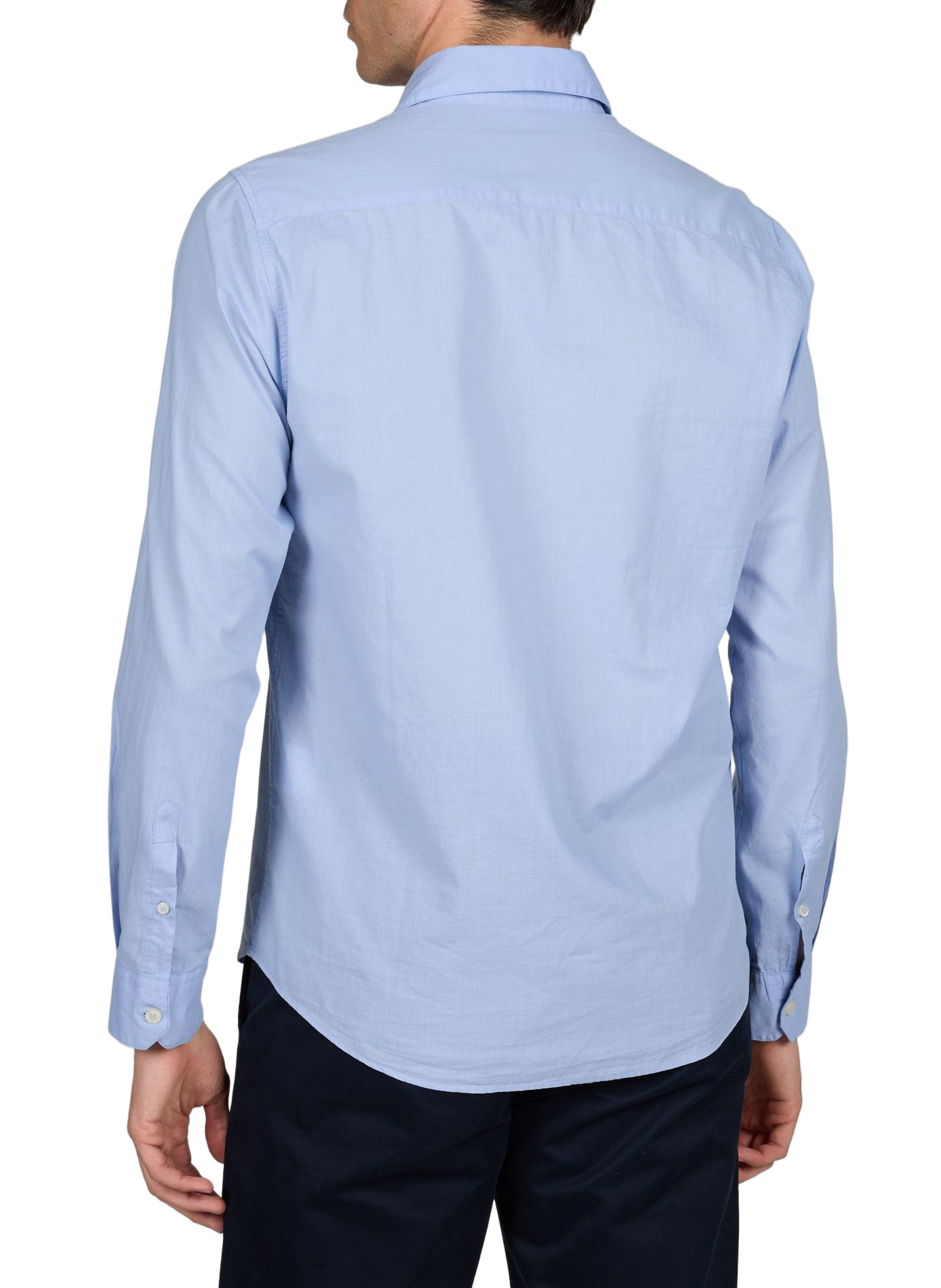 Camisa de cuello clásico de algodón LAFAURIE Azul