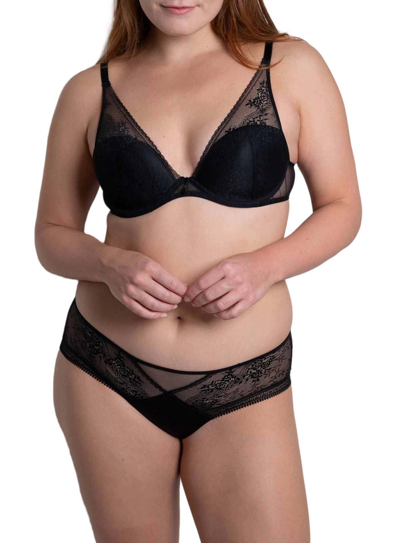 Culotte Maddie en dentelle PASSIONATA Noir