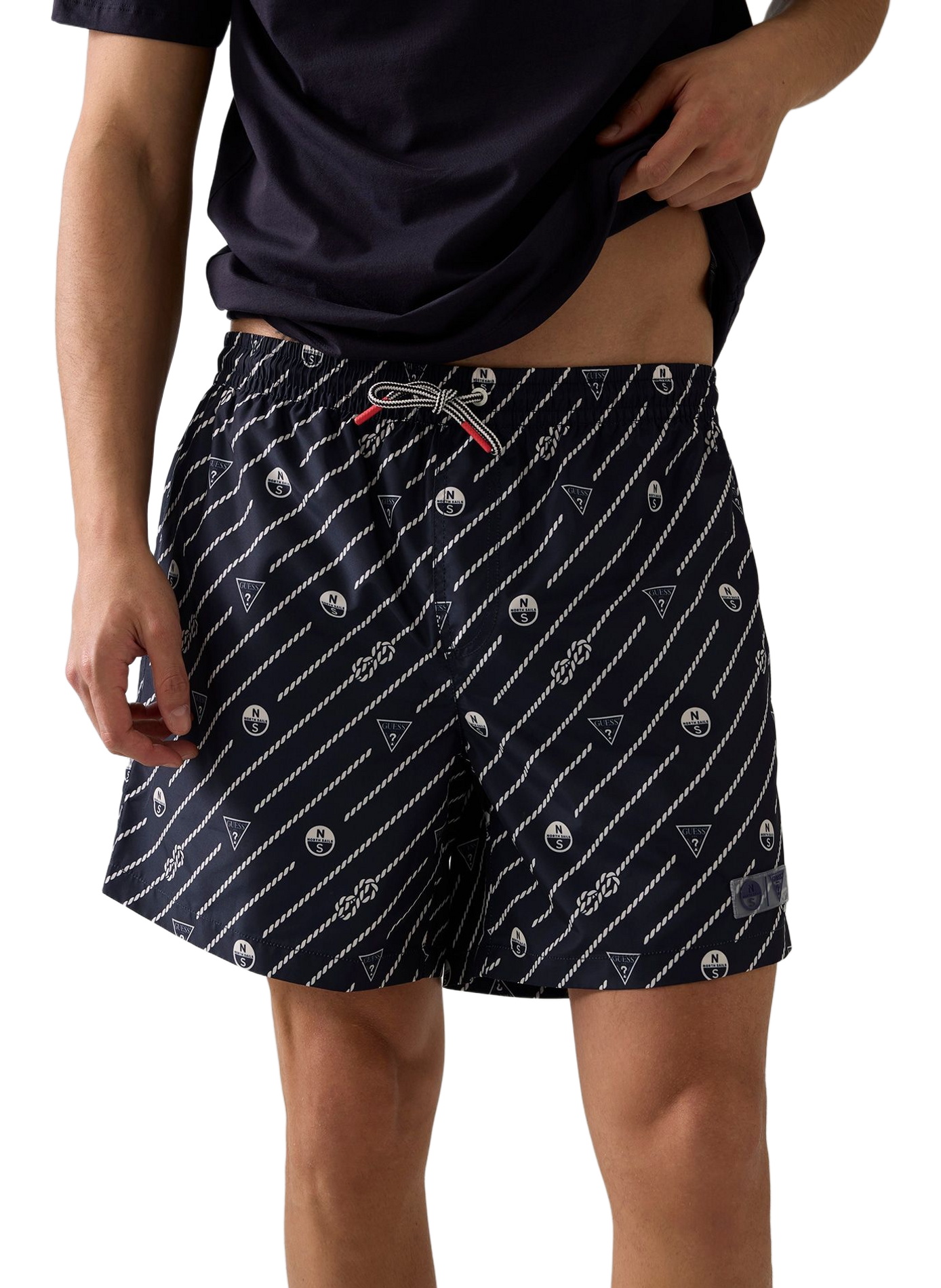 Logo swim shorts GUESS Blue