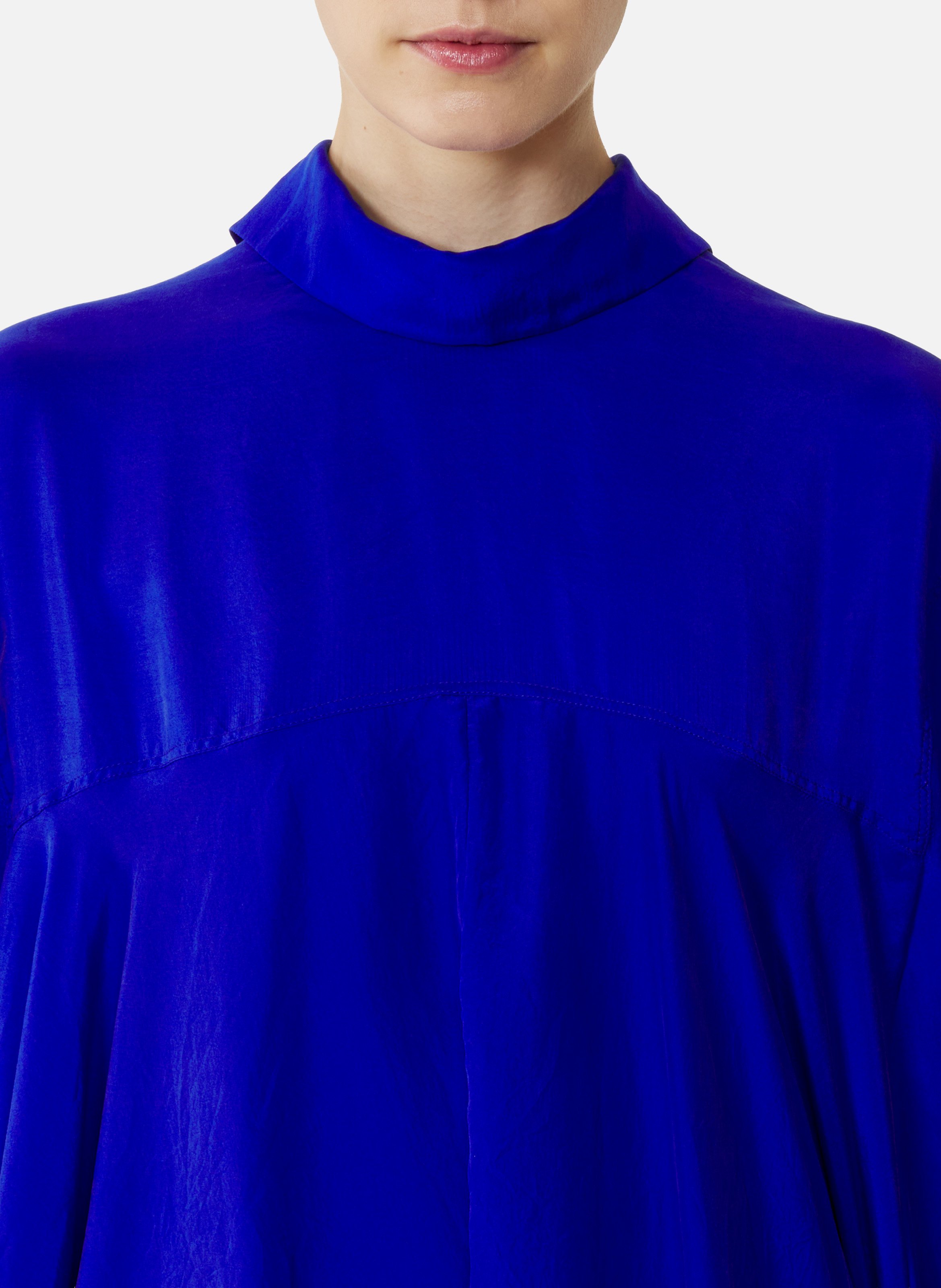 Haut ample en soie LANVIN Bleu