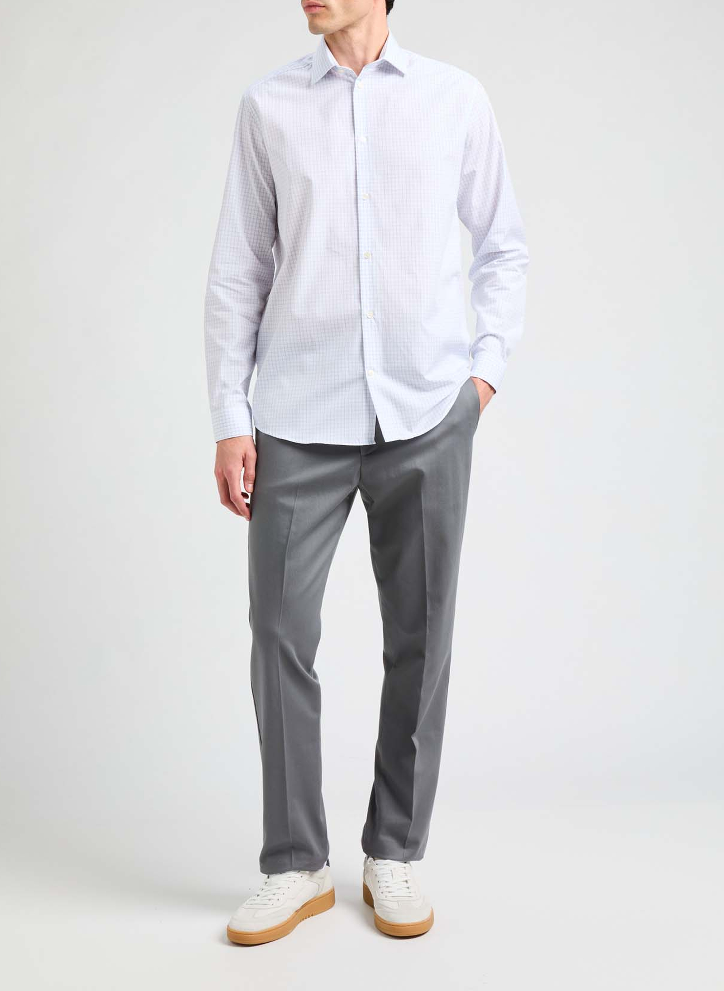 Chemise à carreaux Fezeus AU PRINTEMPS PARIS Bleu