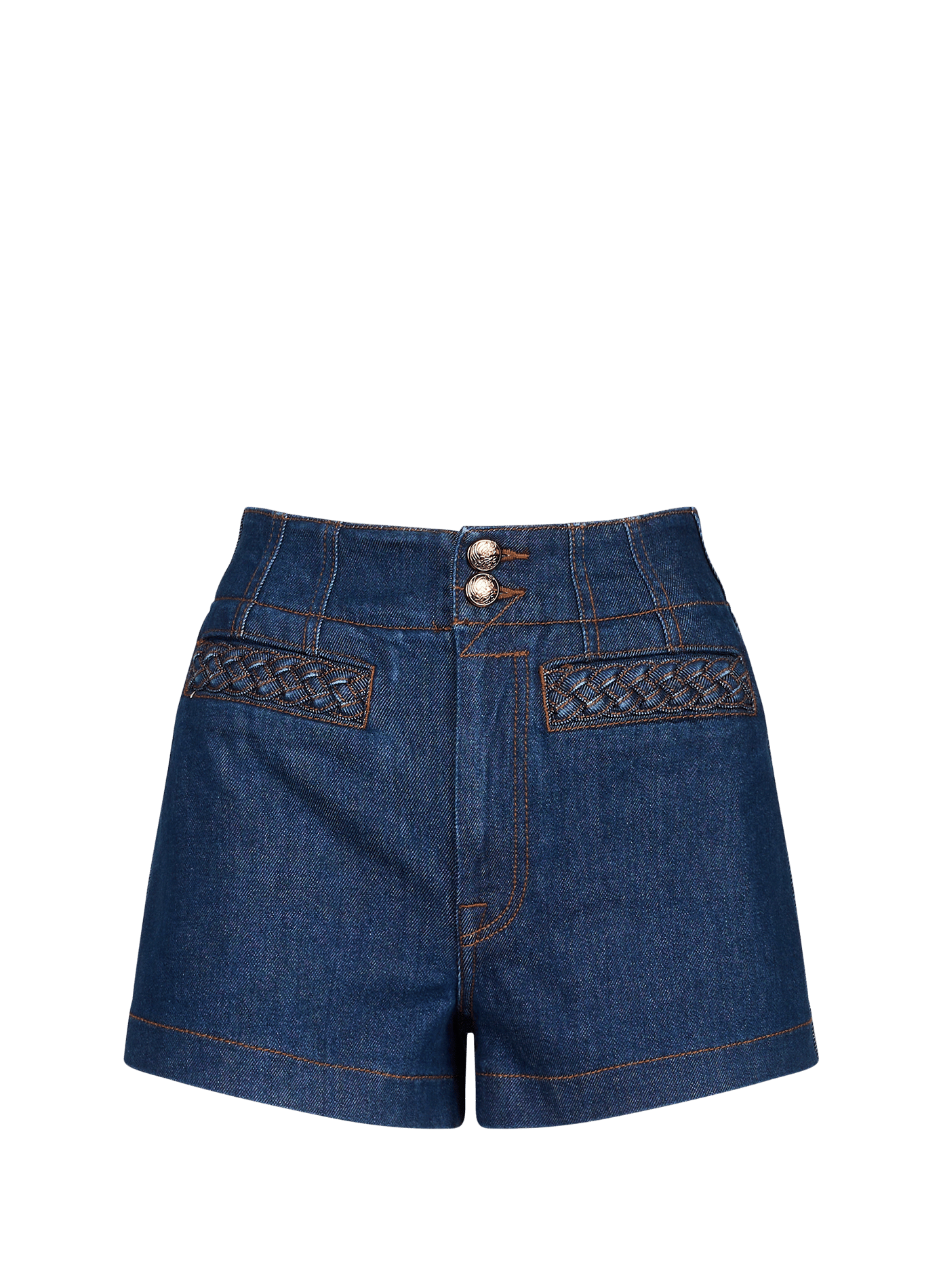 Kurze Jeans ZIMMERMANN Blau