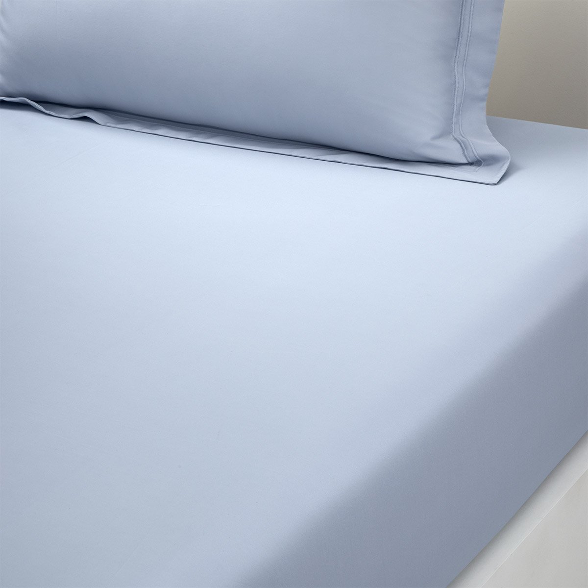 Drap housse en satin, triomphe  Céleste