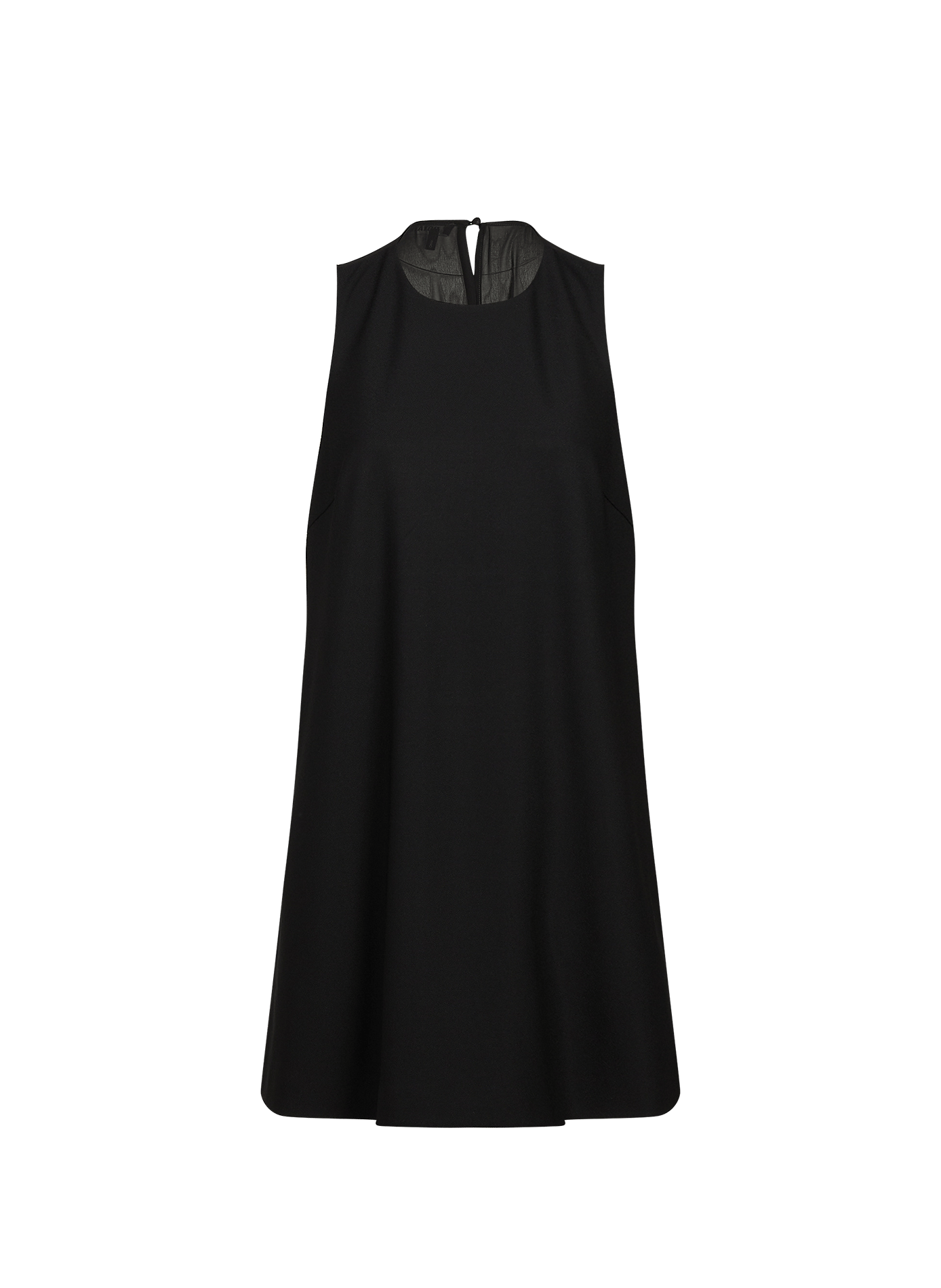 Robe courte col rond ROTATE Noir