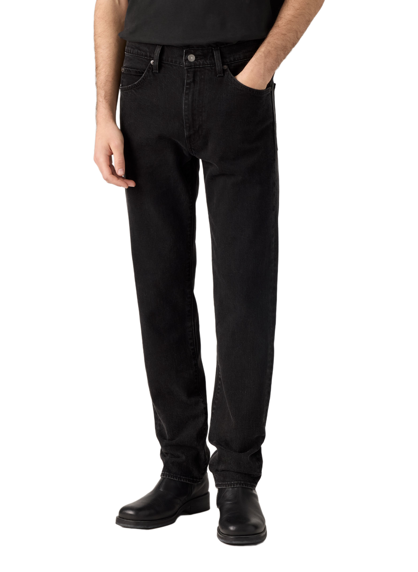Rechte jeans van gemengd katoen LEVI'S Blauw