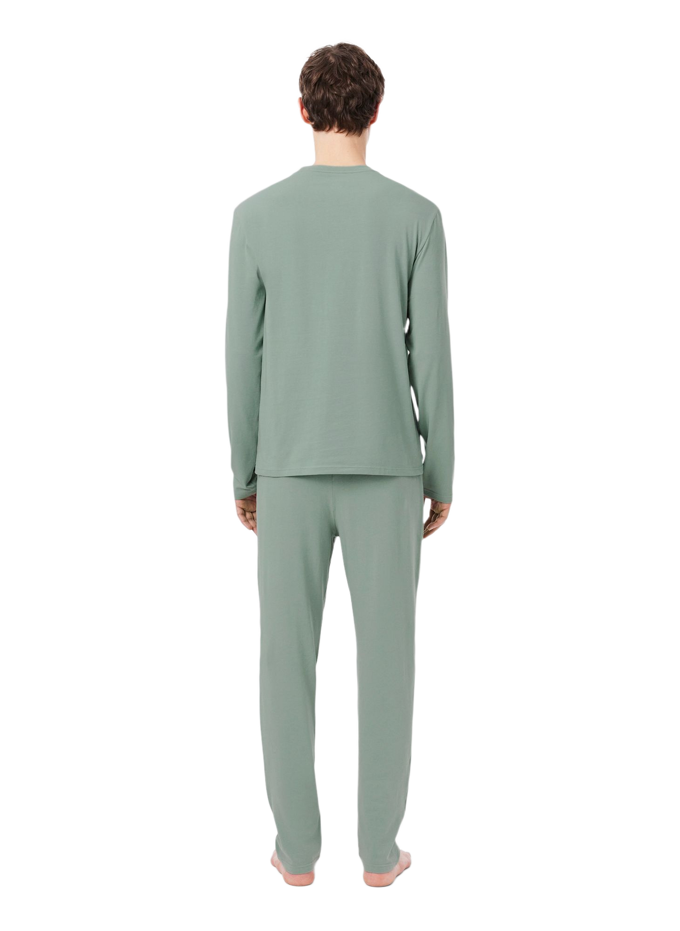 Ensemble de pyjama en coton mélangé LACOSTE Vert