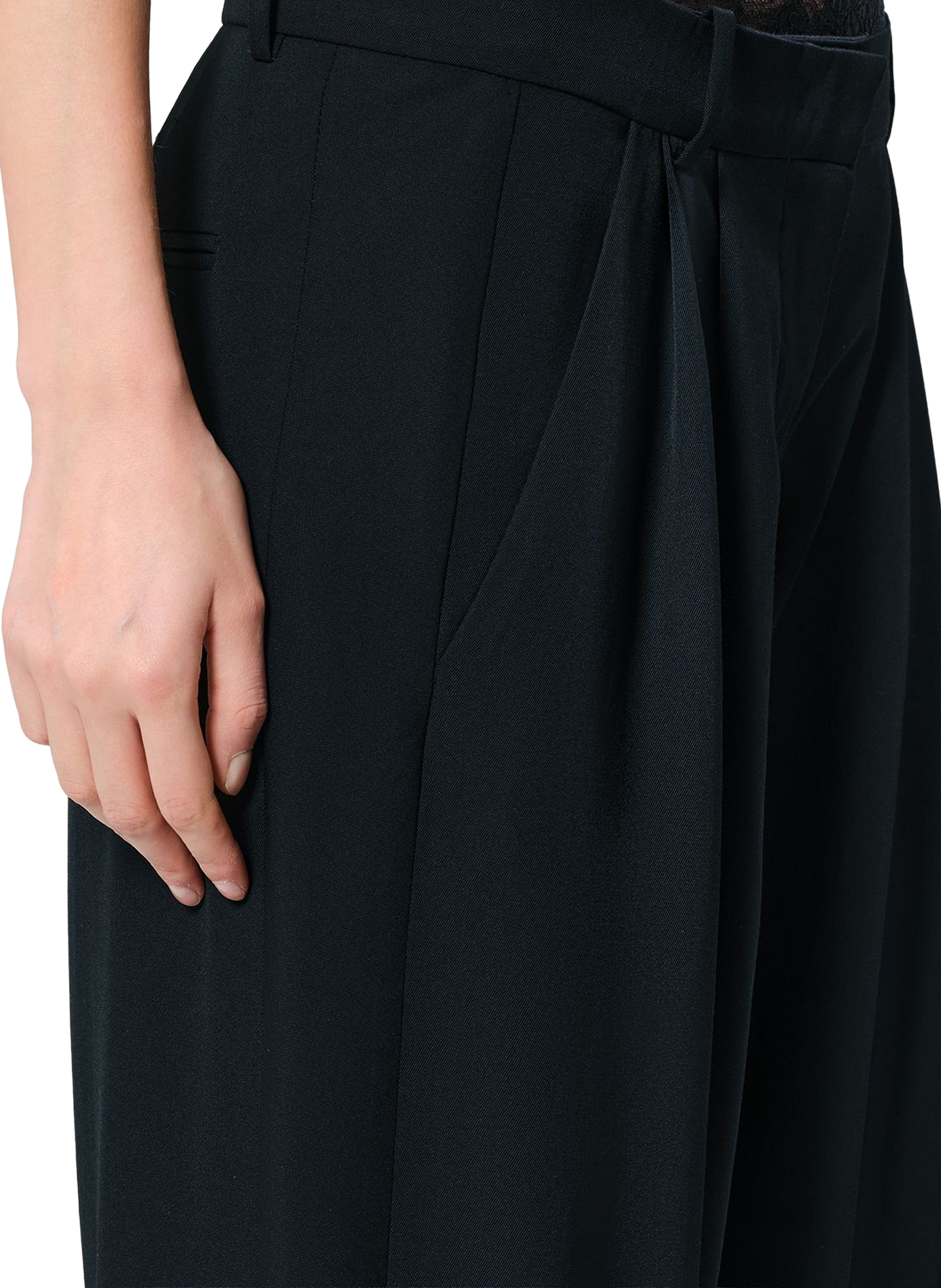 Pantalon tailleur Lyda en laine vierge ISABEL MARANT Noir
