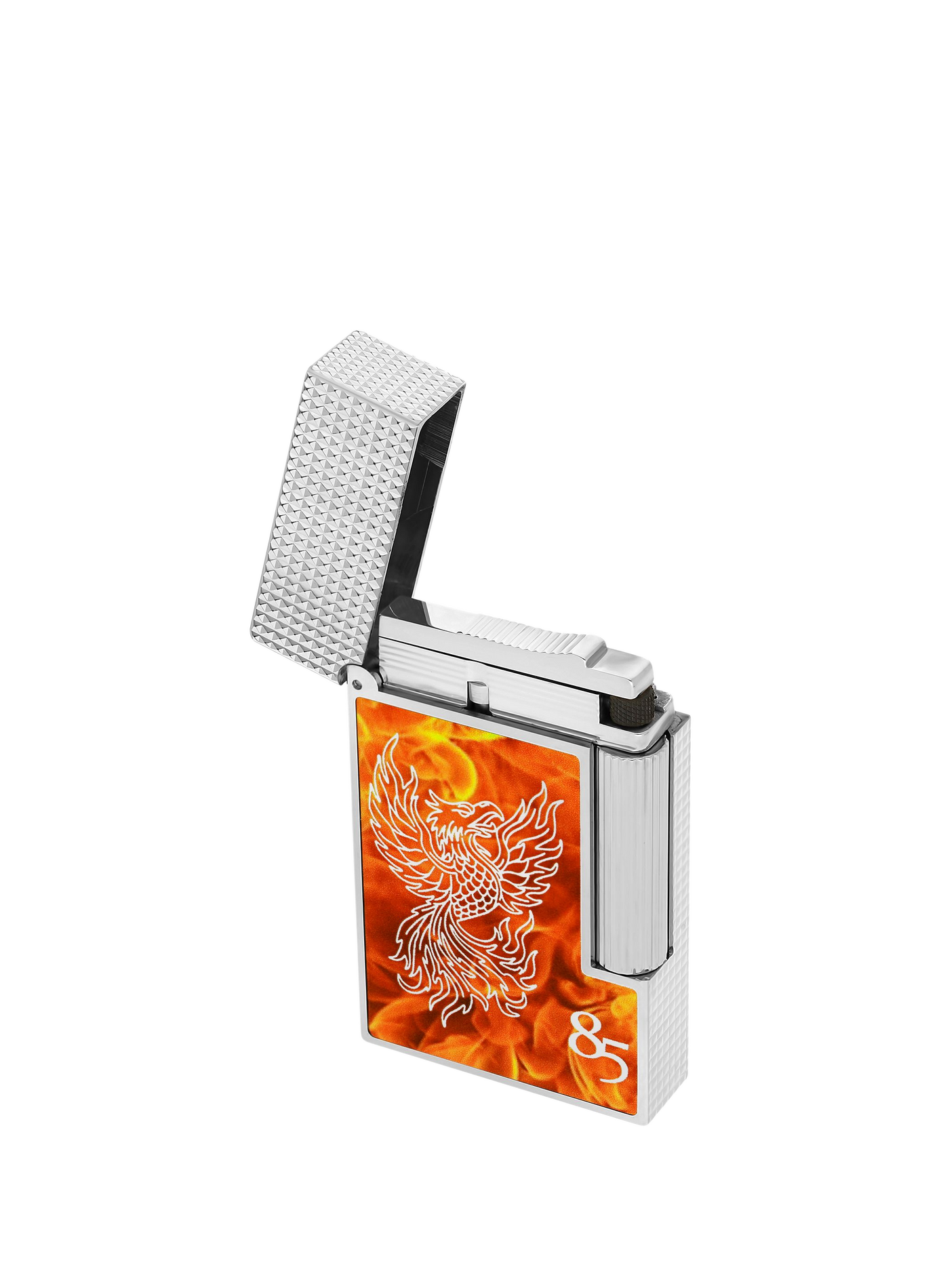 Briquet Laqué 85eme anniversaire Ligne 2 S.T. DUPONT Argent