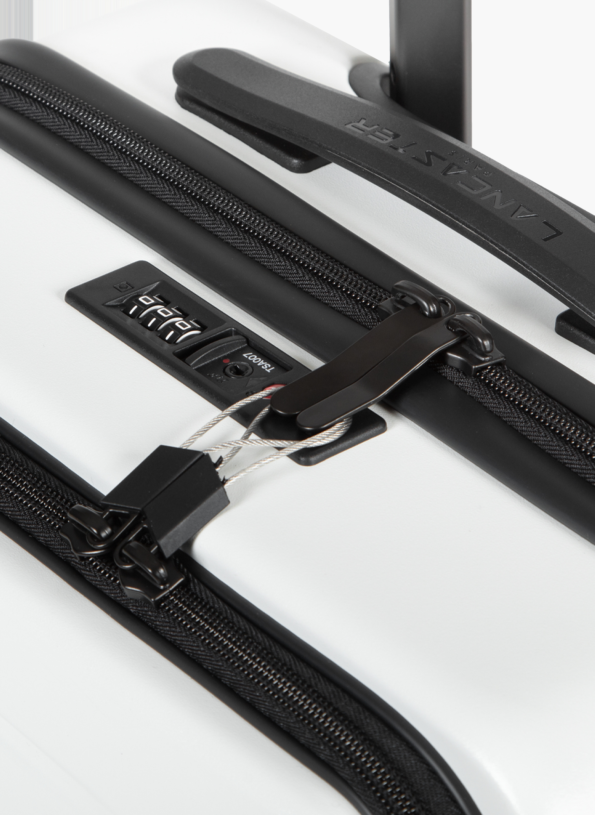 Valise cdg cabine s - bagages LANCASTER Blanc