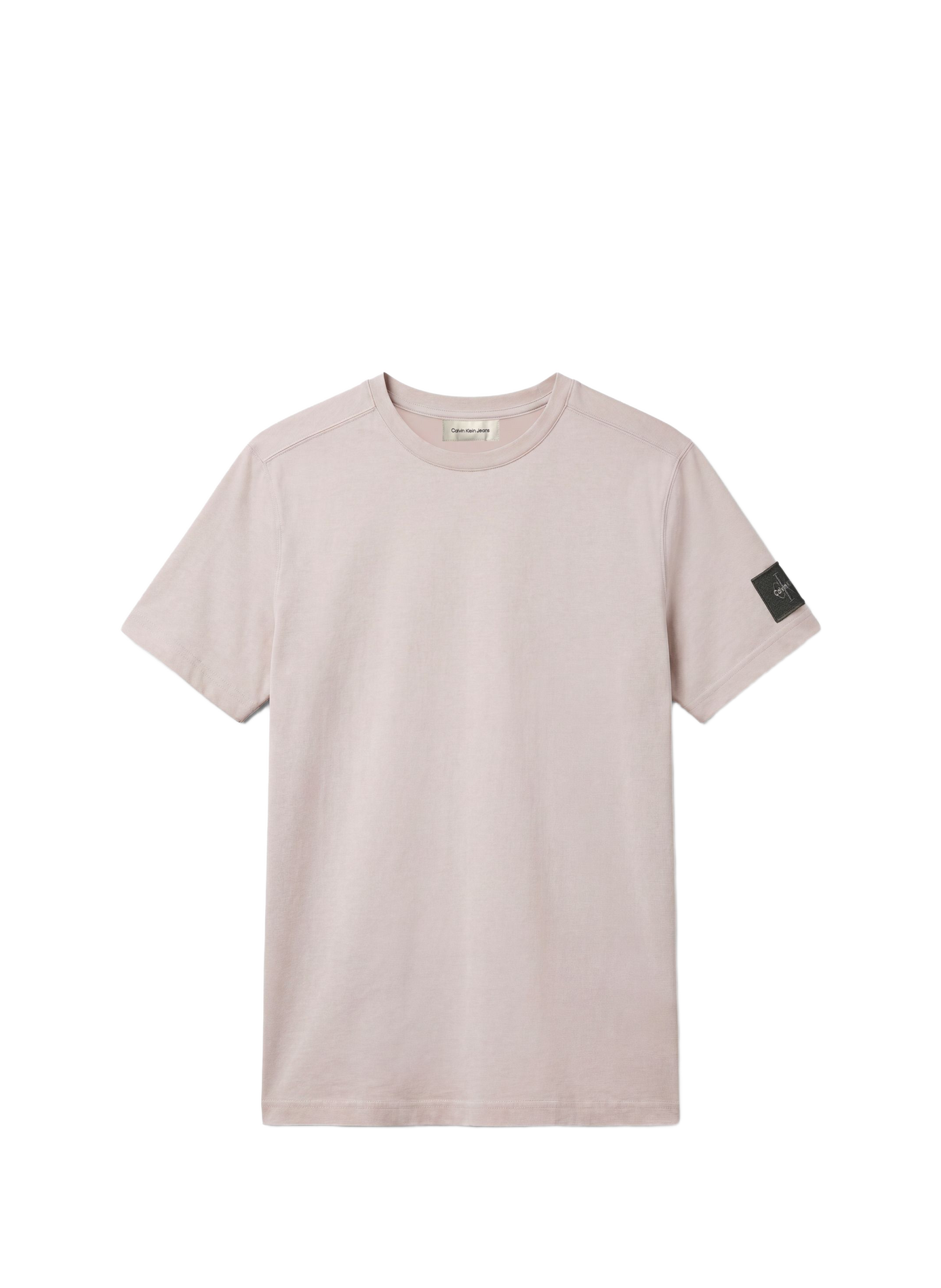 T-shirt manches courtes en coton CALVIN KLEIN Beige