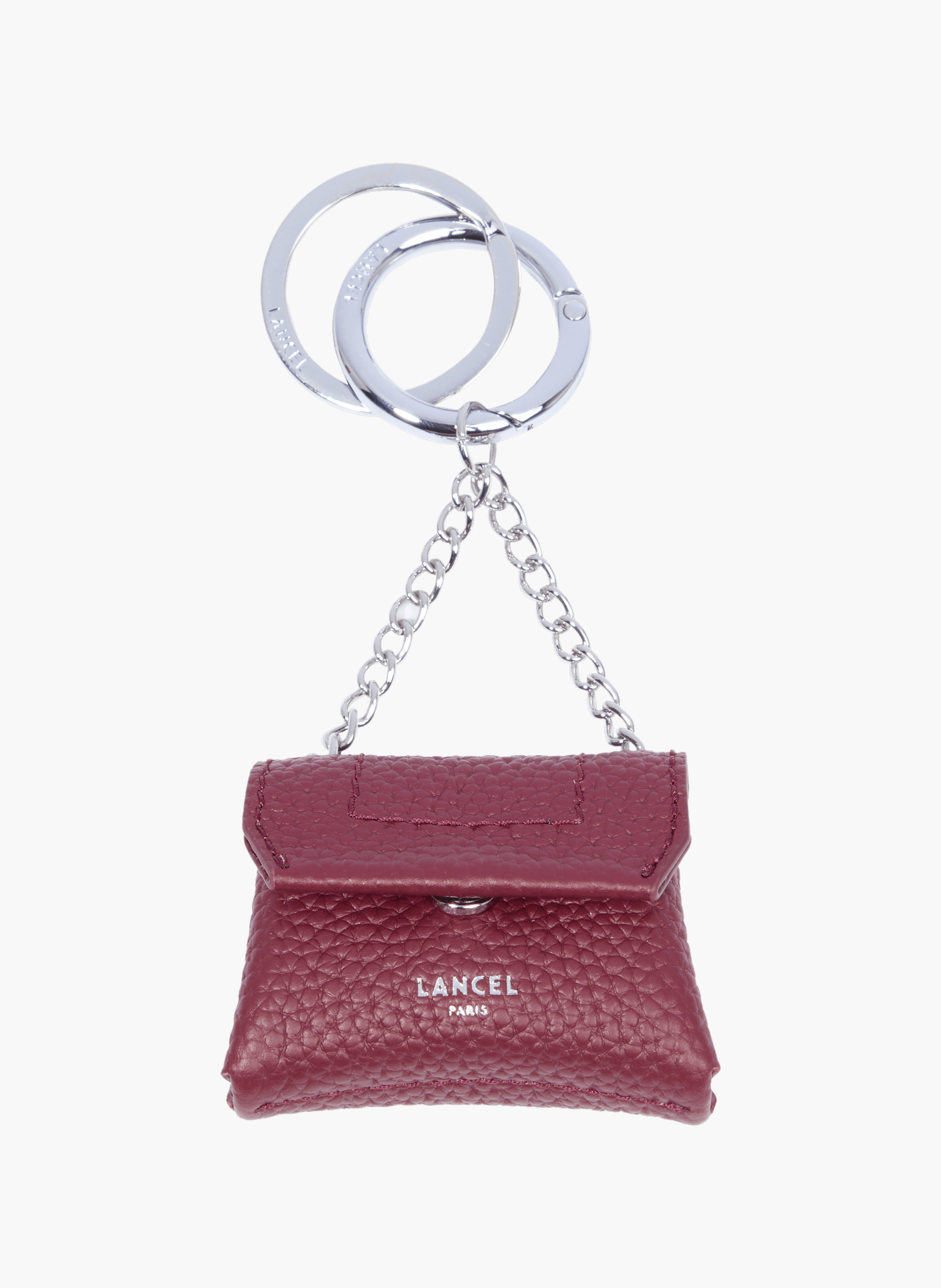 Porte-clés ninon de lancel en cuir LANCEL Violet