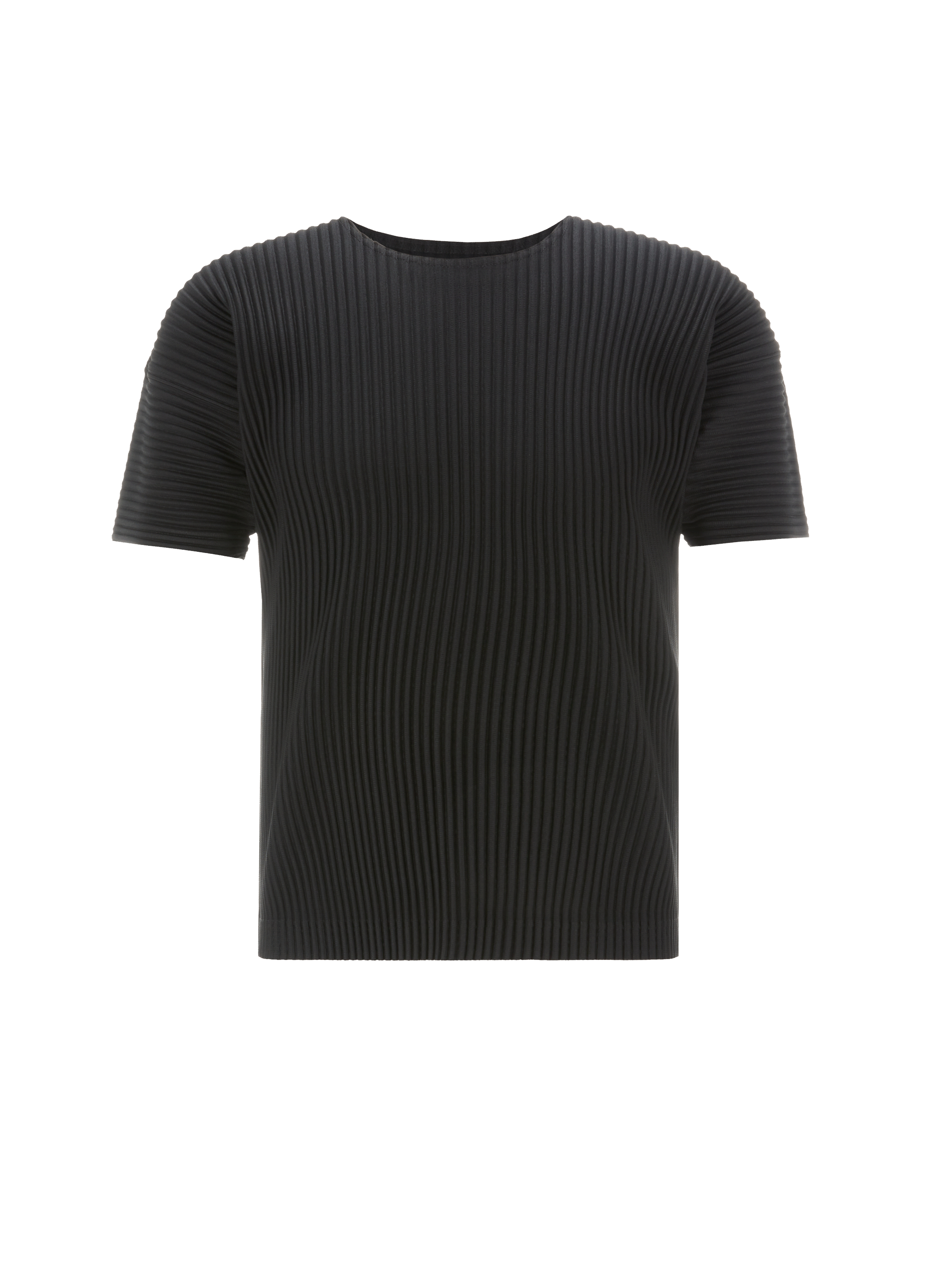 Top plissé manches courtes