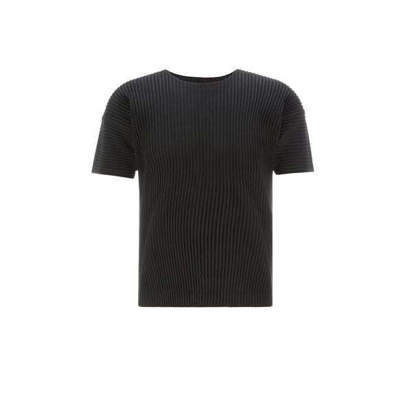 Top plissé manches courtes