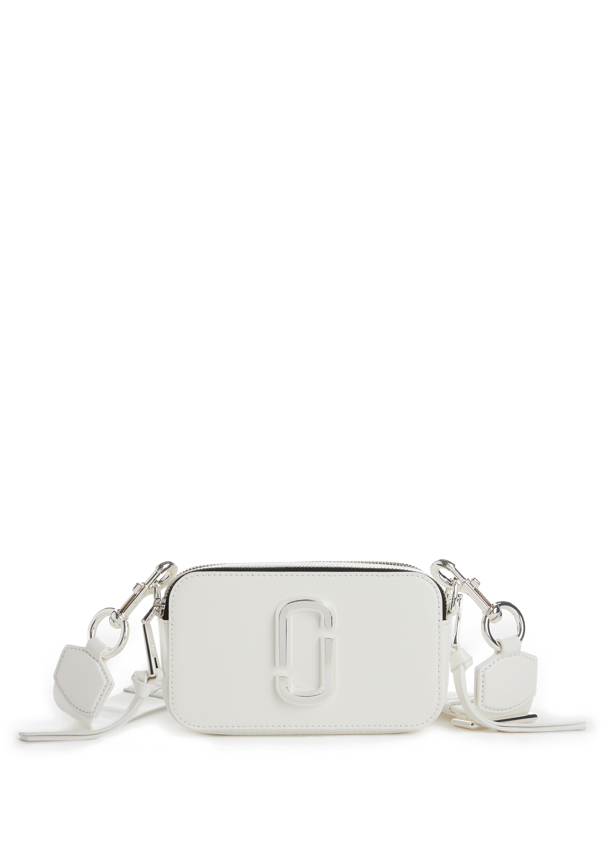 MARC JACOBS Snapshot leather bag White