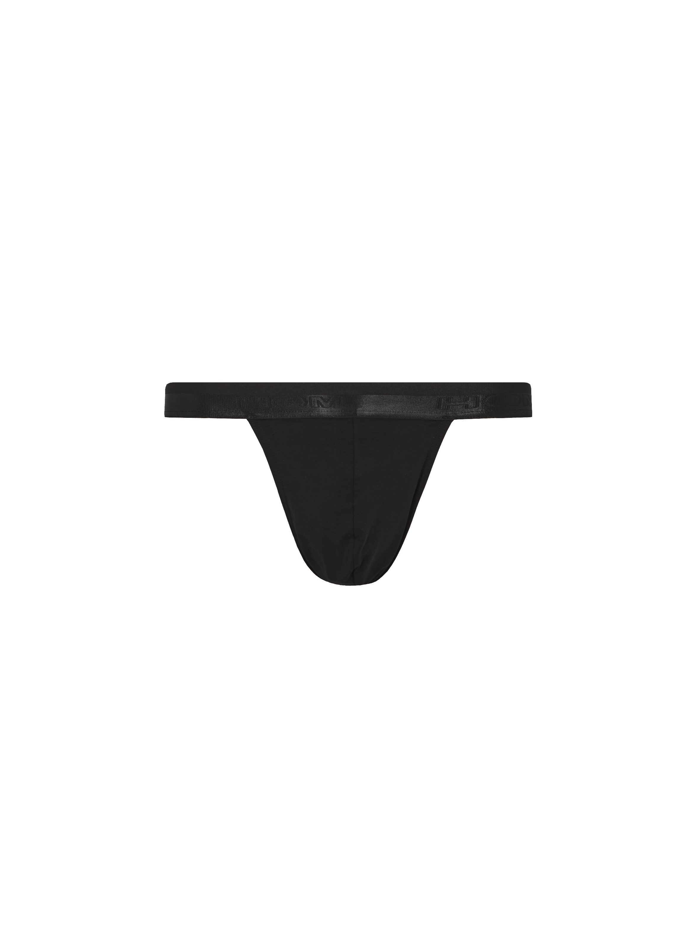 HOM Modal cotton thong briefs Black