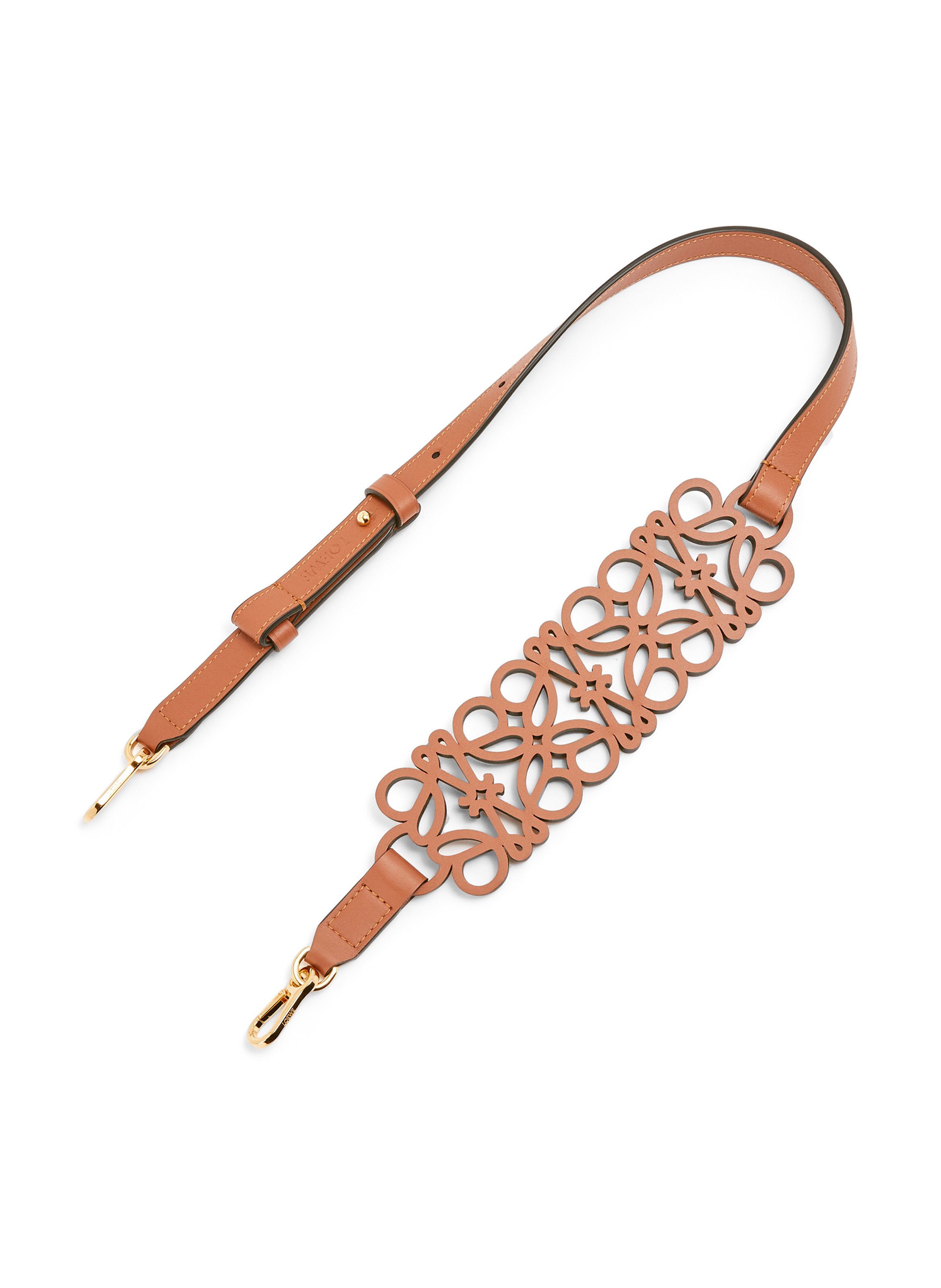 Bandoulière Cut-out Anagram en cuir