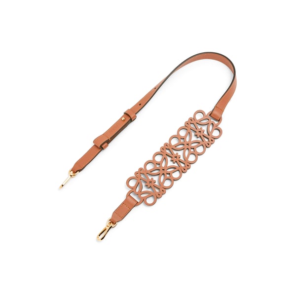 Bandoulière Cut-out Anagram en cuir