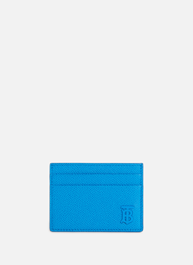 TB grained leather card holder BURBERRY