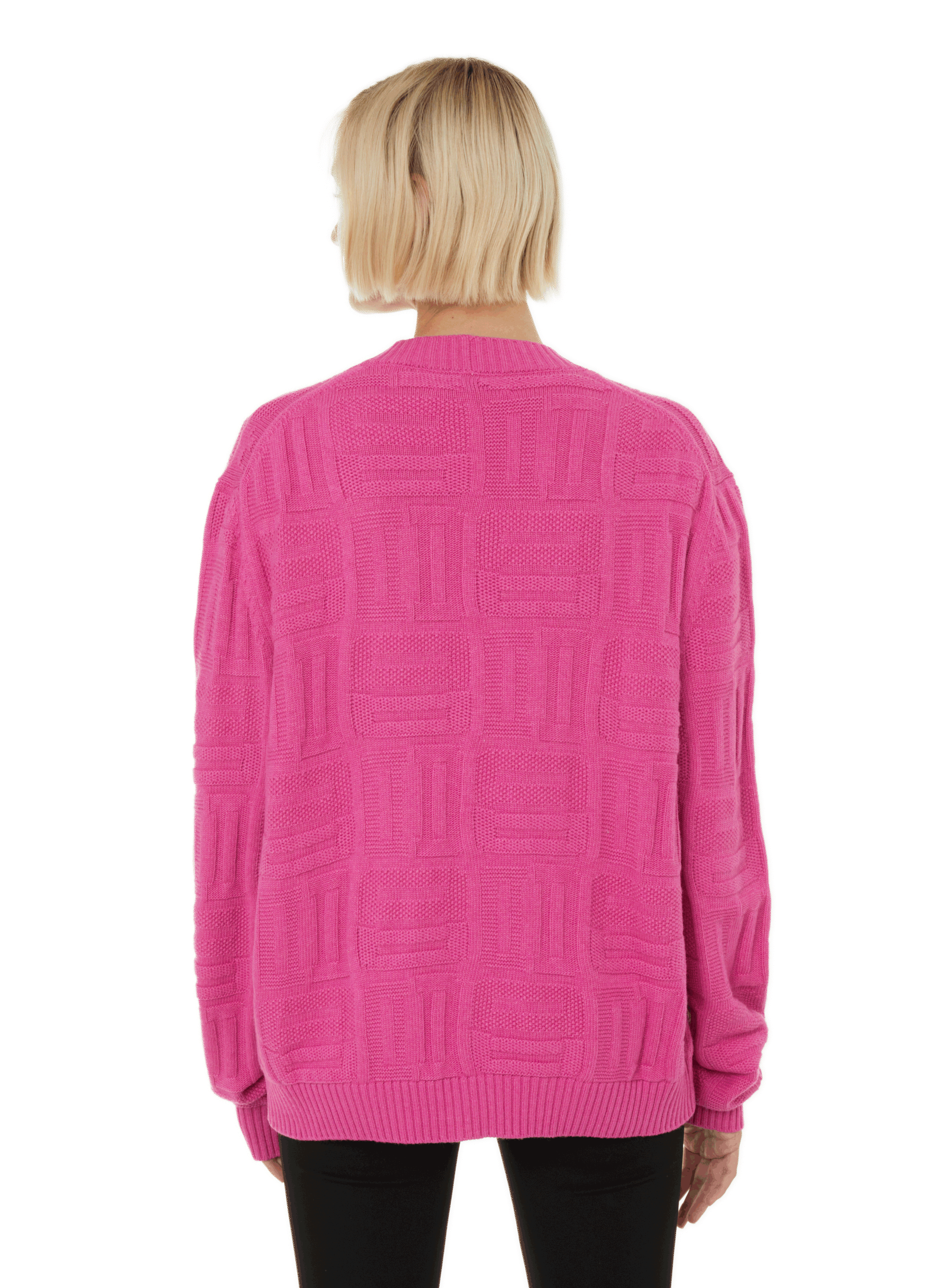 Cardigan con monogramma AMBUSH Rosa