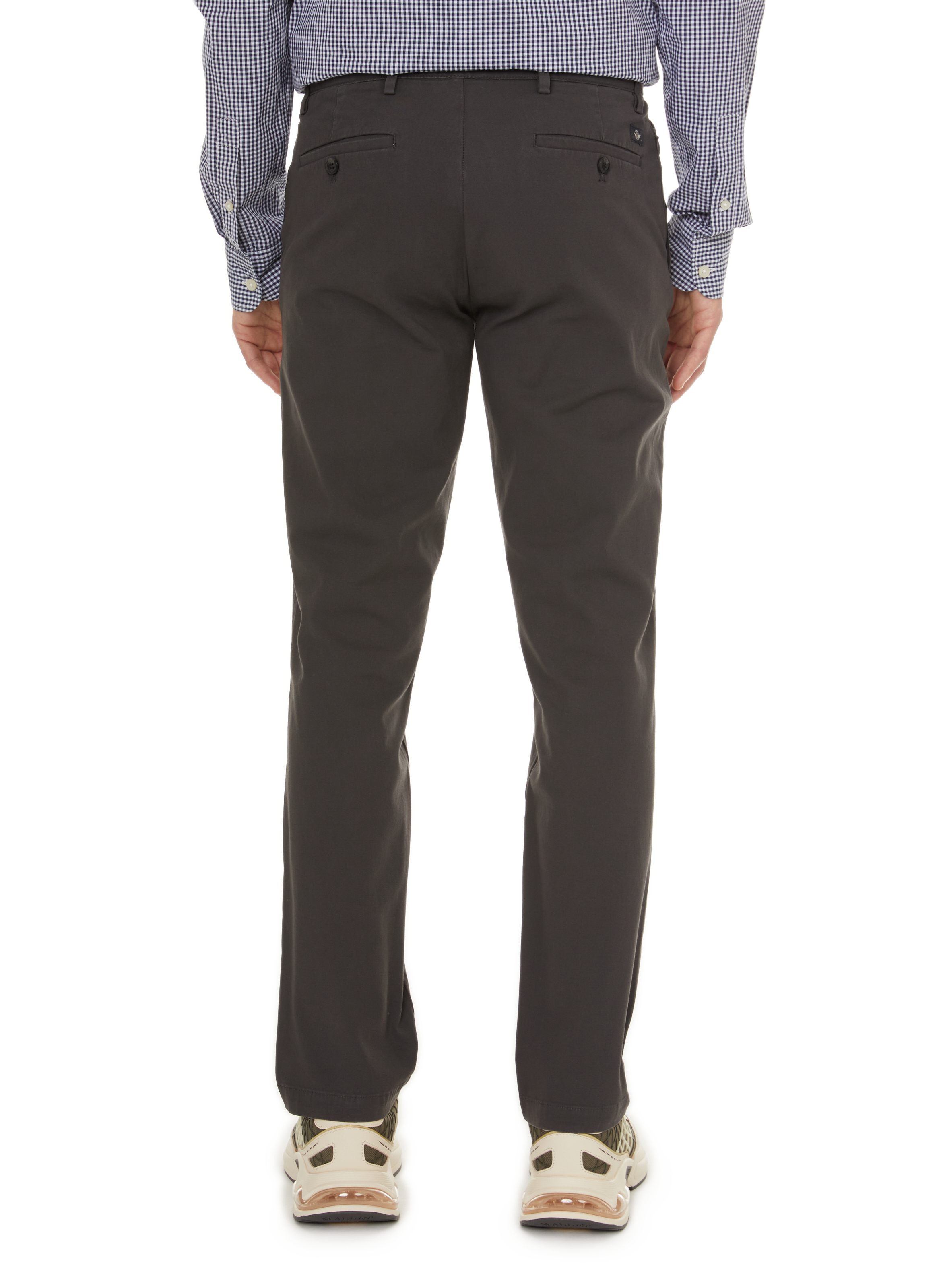 Slim-fit cotton chinos DOCKERS Grey
