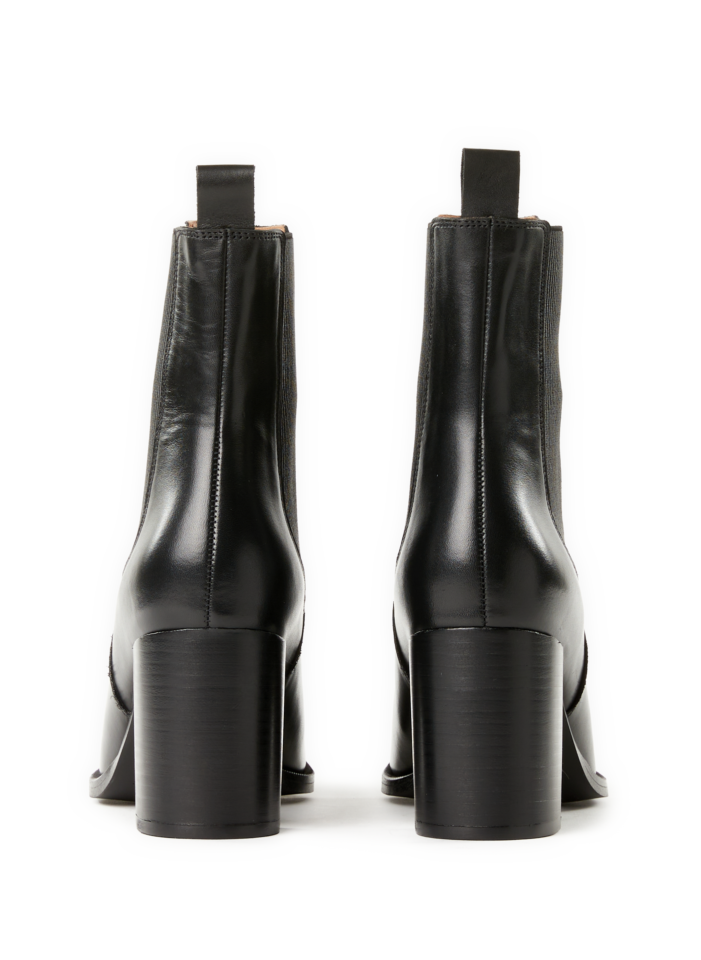 Bottines Barbie en cuir SAISON 1865 Noir