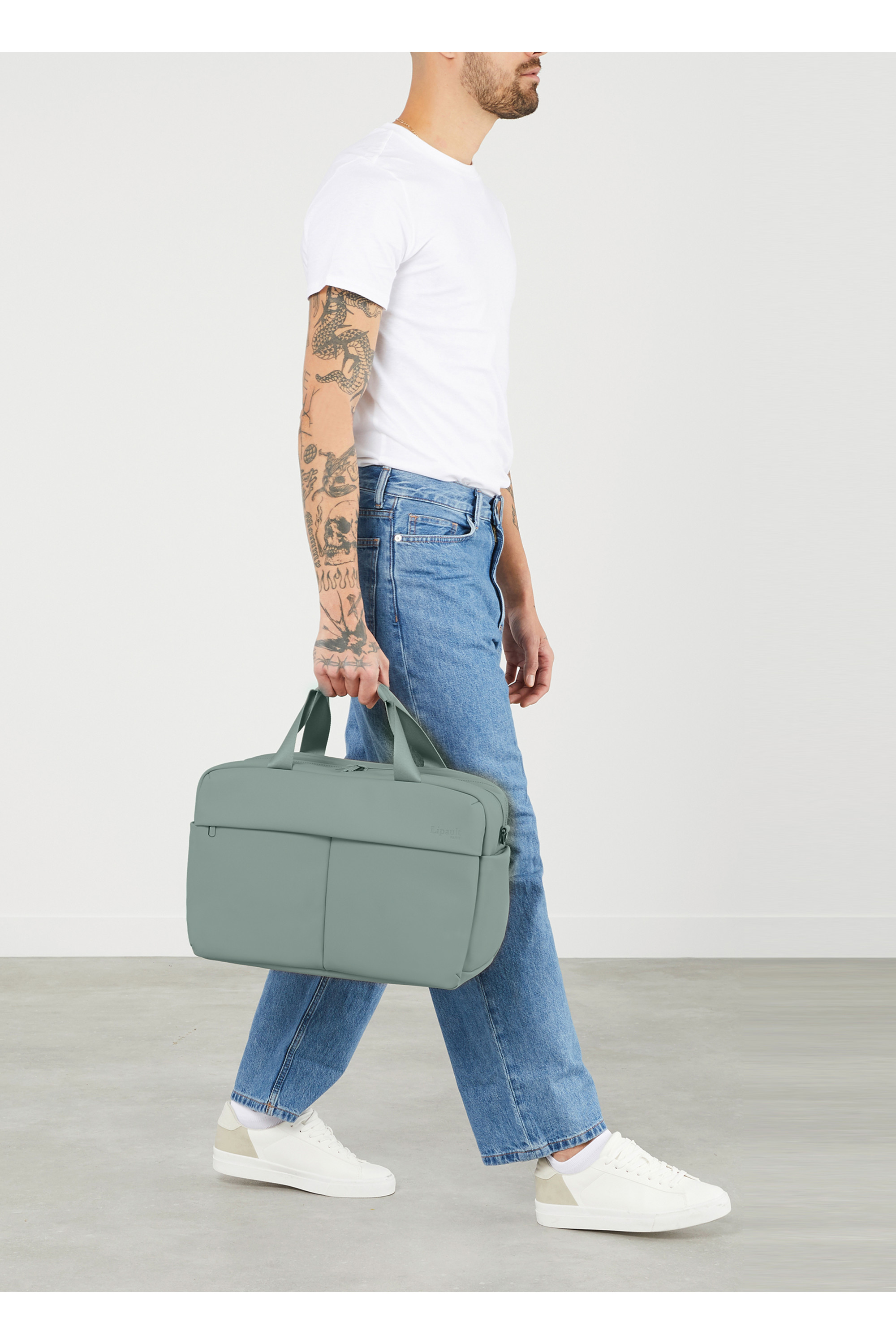 Lost in berlin sac de voyage taille s LIPAULT PARIS Vert