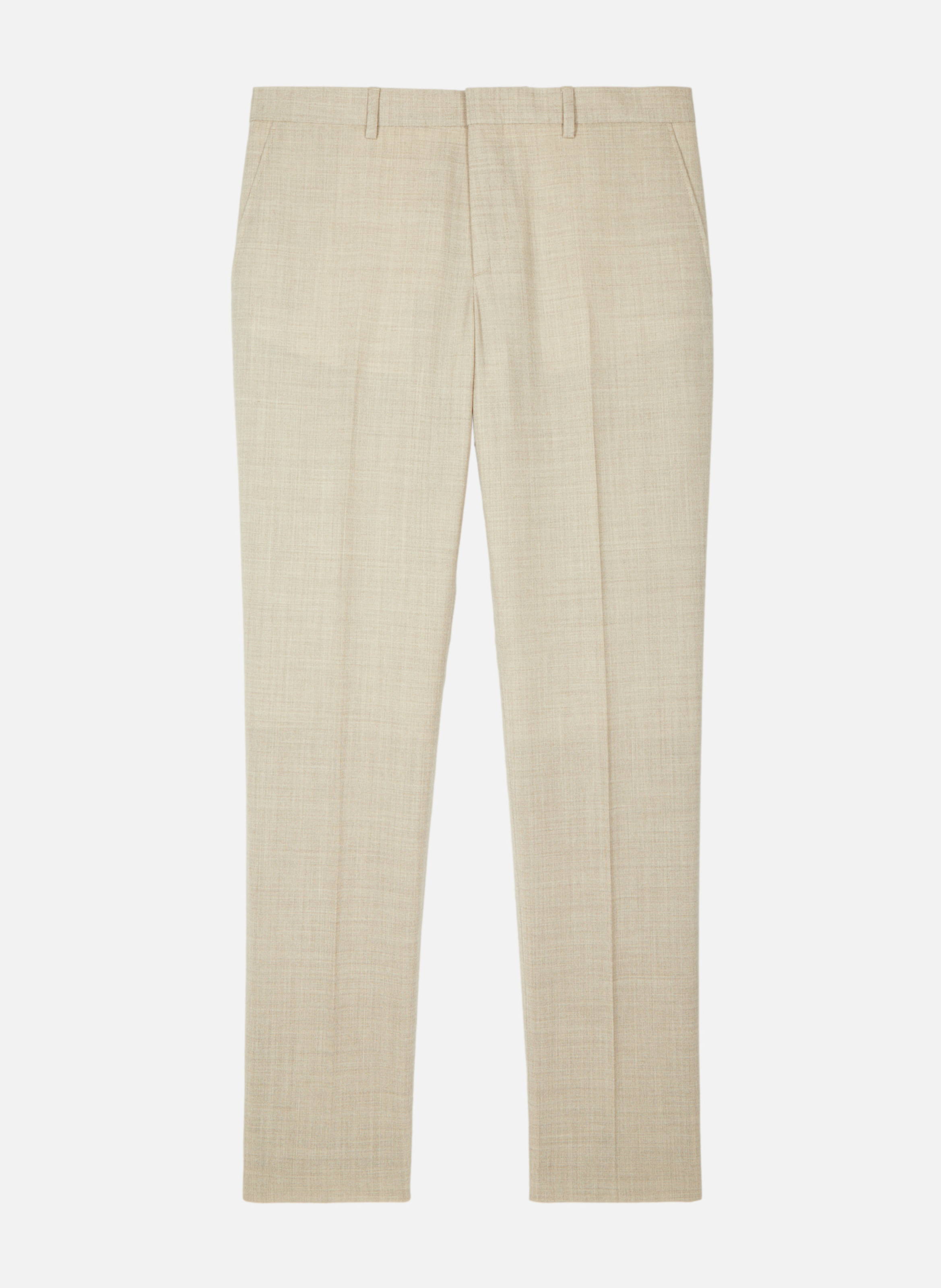 Pantalon de costume en laine coupe ajustée THE KOOPLES Beige