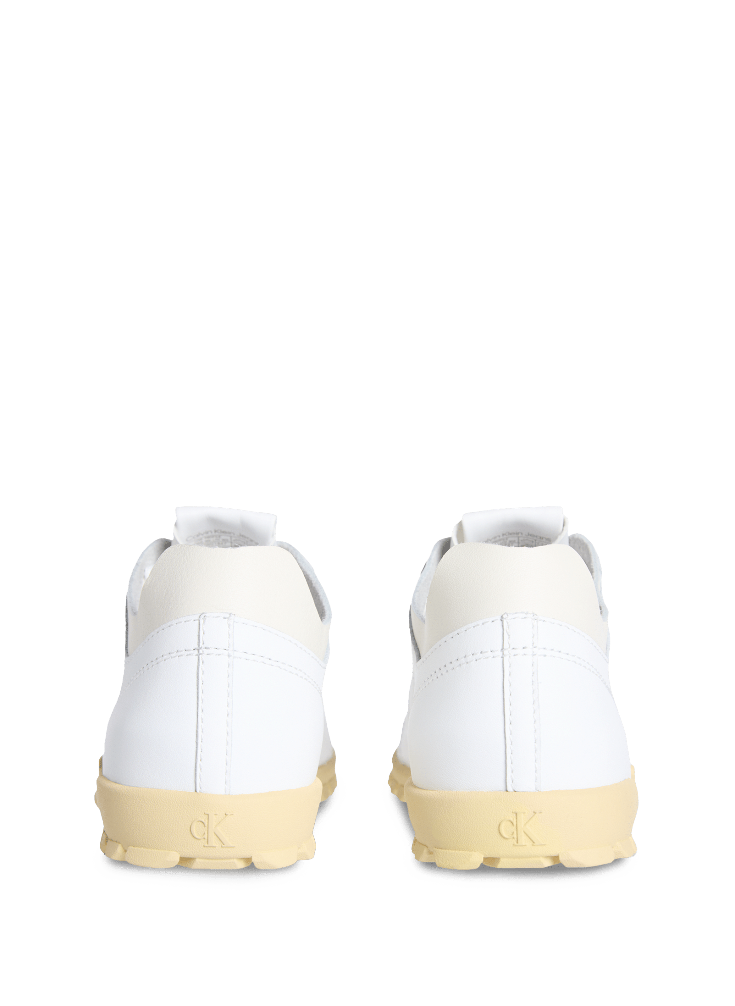 Leather sneakers CALVIN KLEIN White