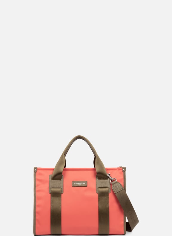 Sac cabas main - basic faculty Rose by LANCASTER LANCASTER Sac cabas main - basic faculty Rose
