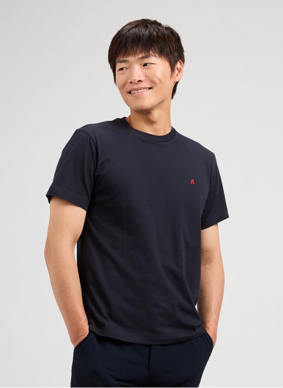 T-shirt en coton Bleu by REPLAY REPLAY T-shirt en coton Bleu