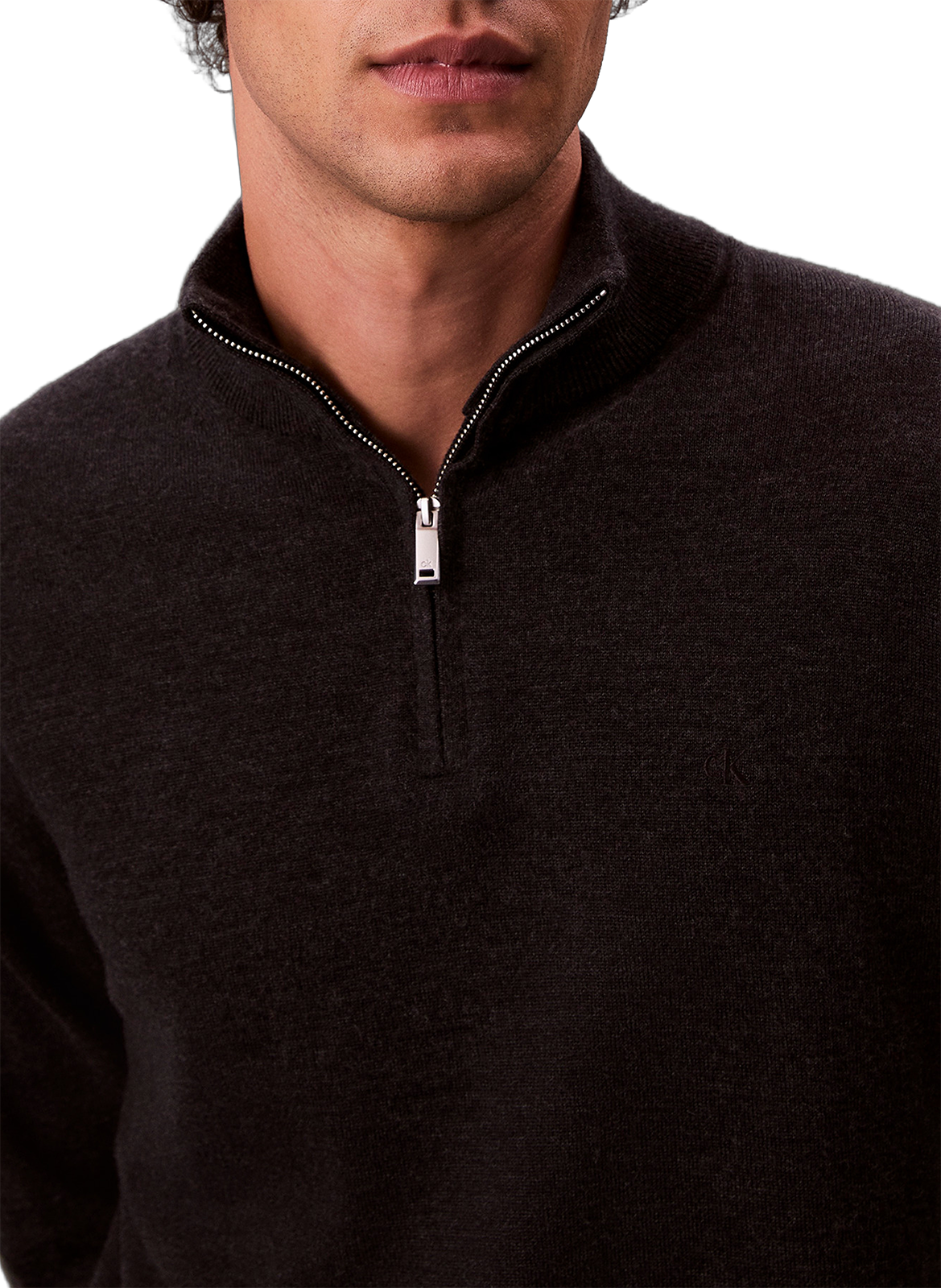 Roll-neck wool Jumper  CALVIN KLEIN Grey