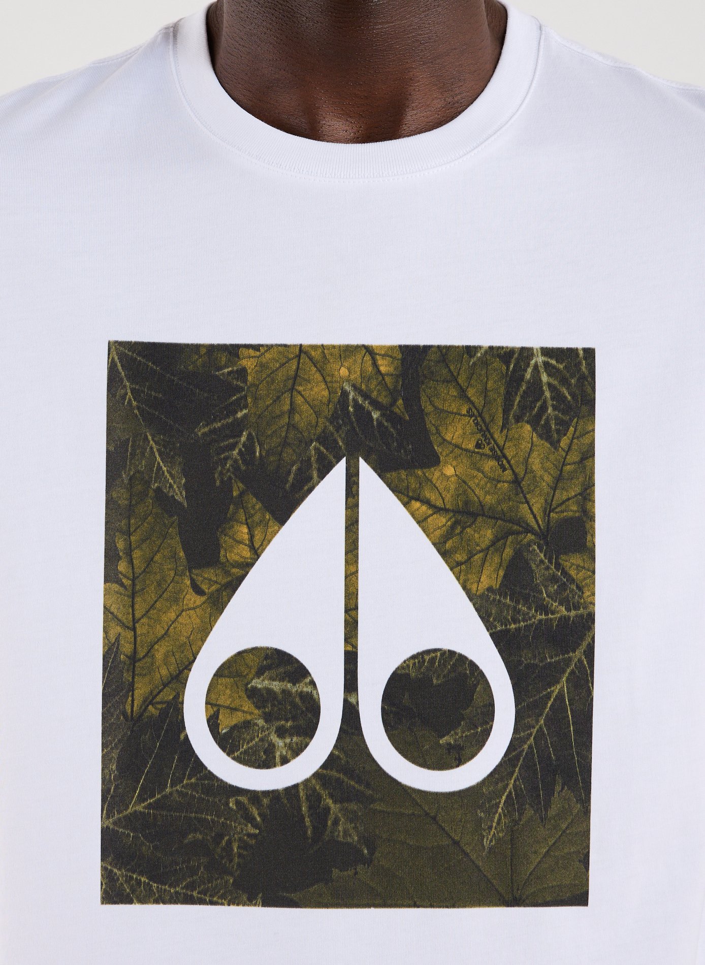 Biker-style cotton t-shirt MOOSE KNUCKLES White