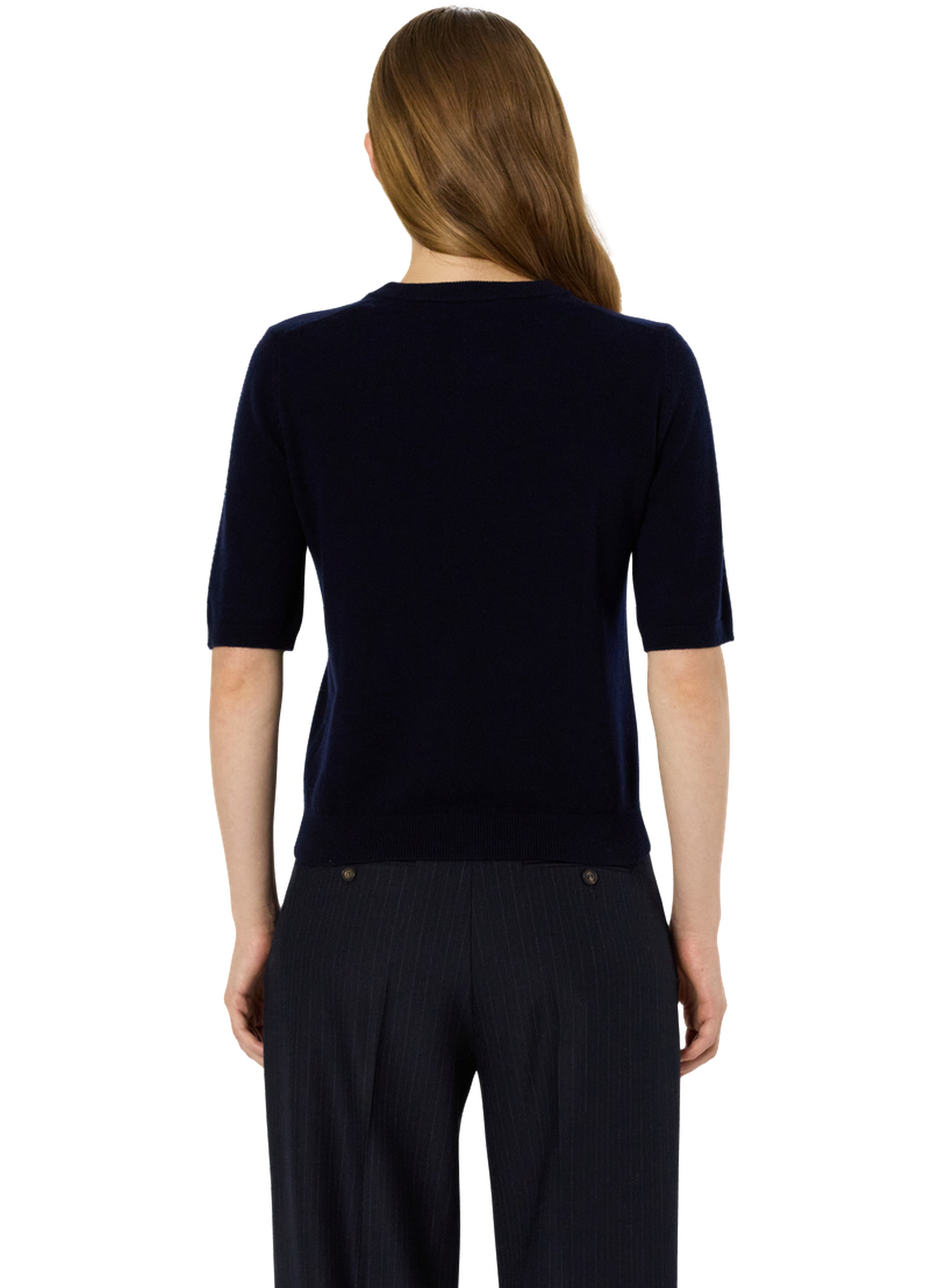 Pull à manches courtes en laine - evaelle GERARD DAREL Bleu