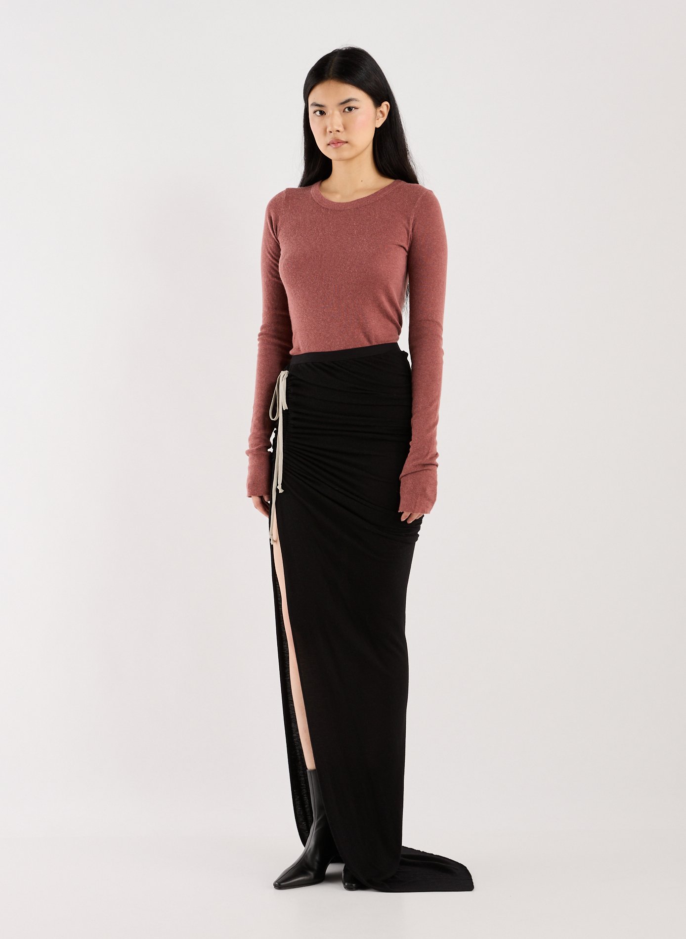 Extra Long Skirt RICK OWENS Black