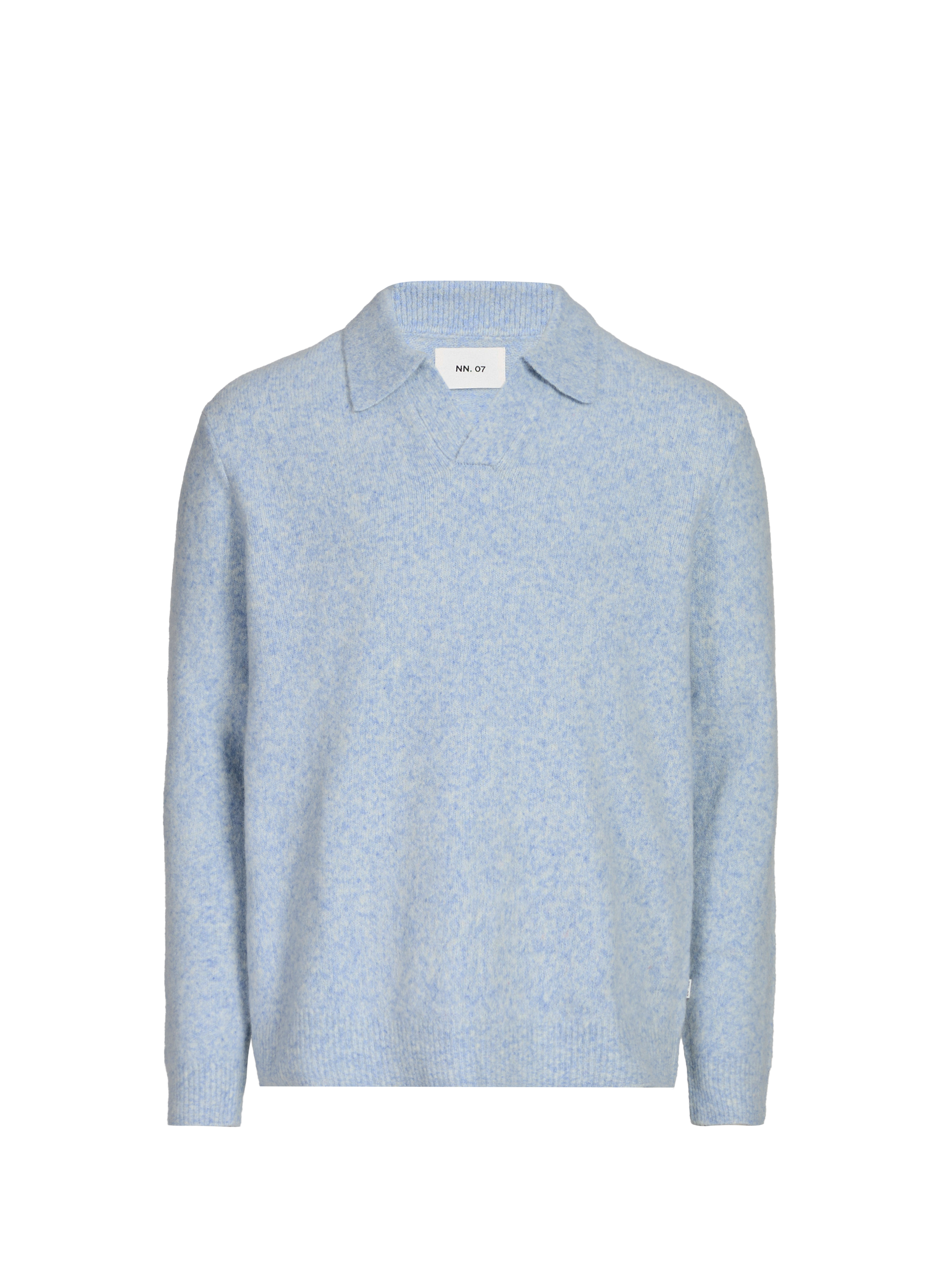 Mixed wool sweatshirt NN.07 Blue