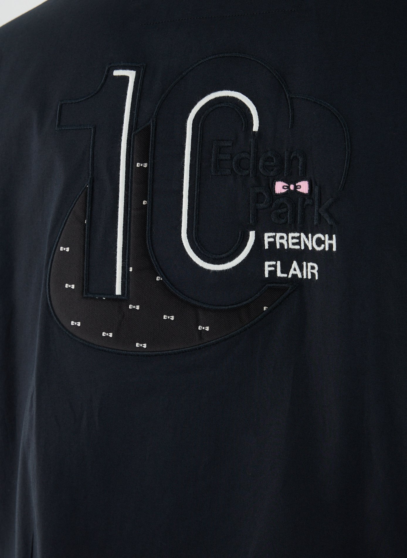 Cotton shirt EDEN PARK Black