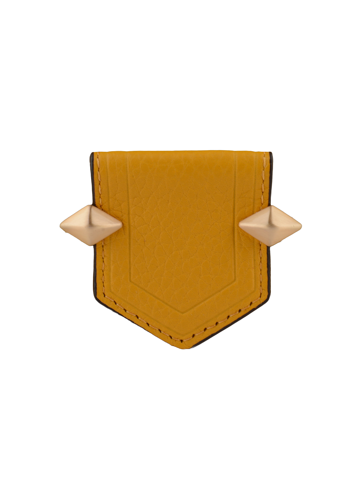 Sèvres | pochette en cuir de vachette Jaune