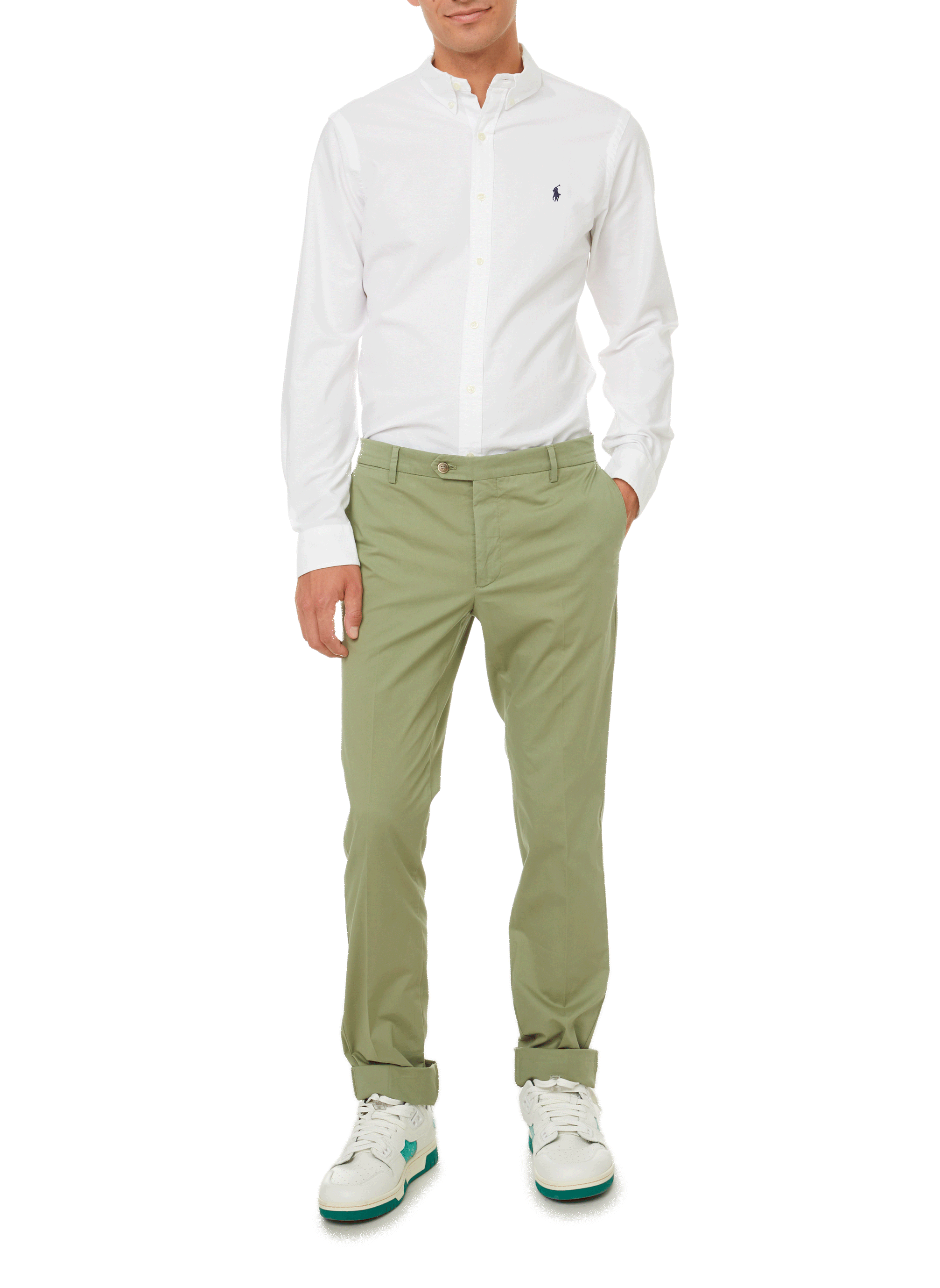 Chemise en coton POLO RALPH LAUREN Blanc