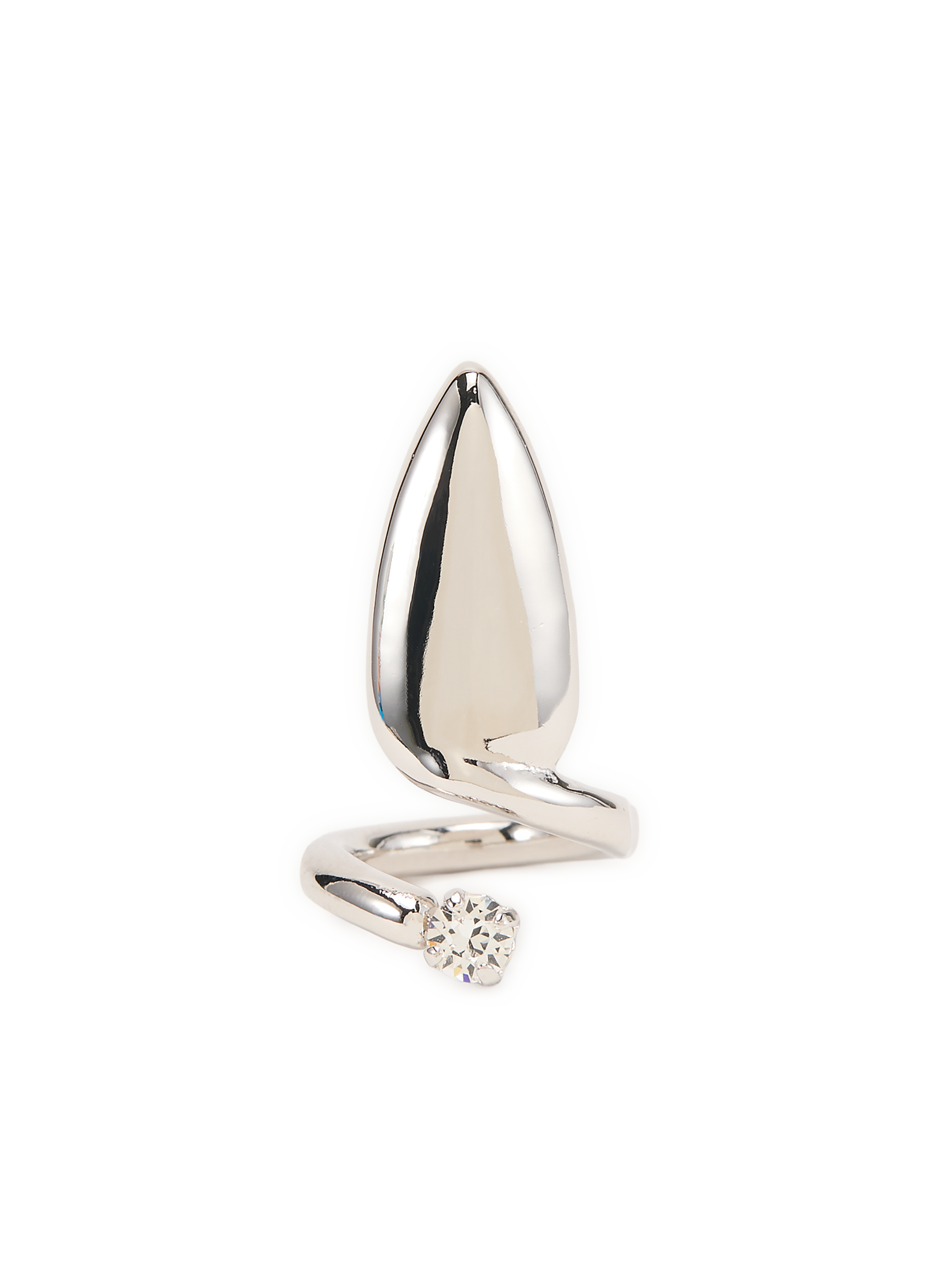 Luce Nail Ring JUSTINE CLENQUET Silver
