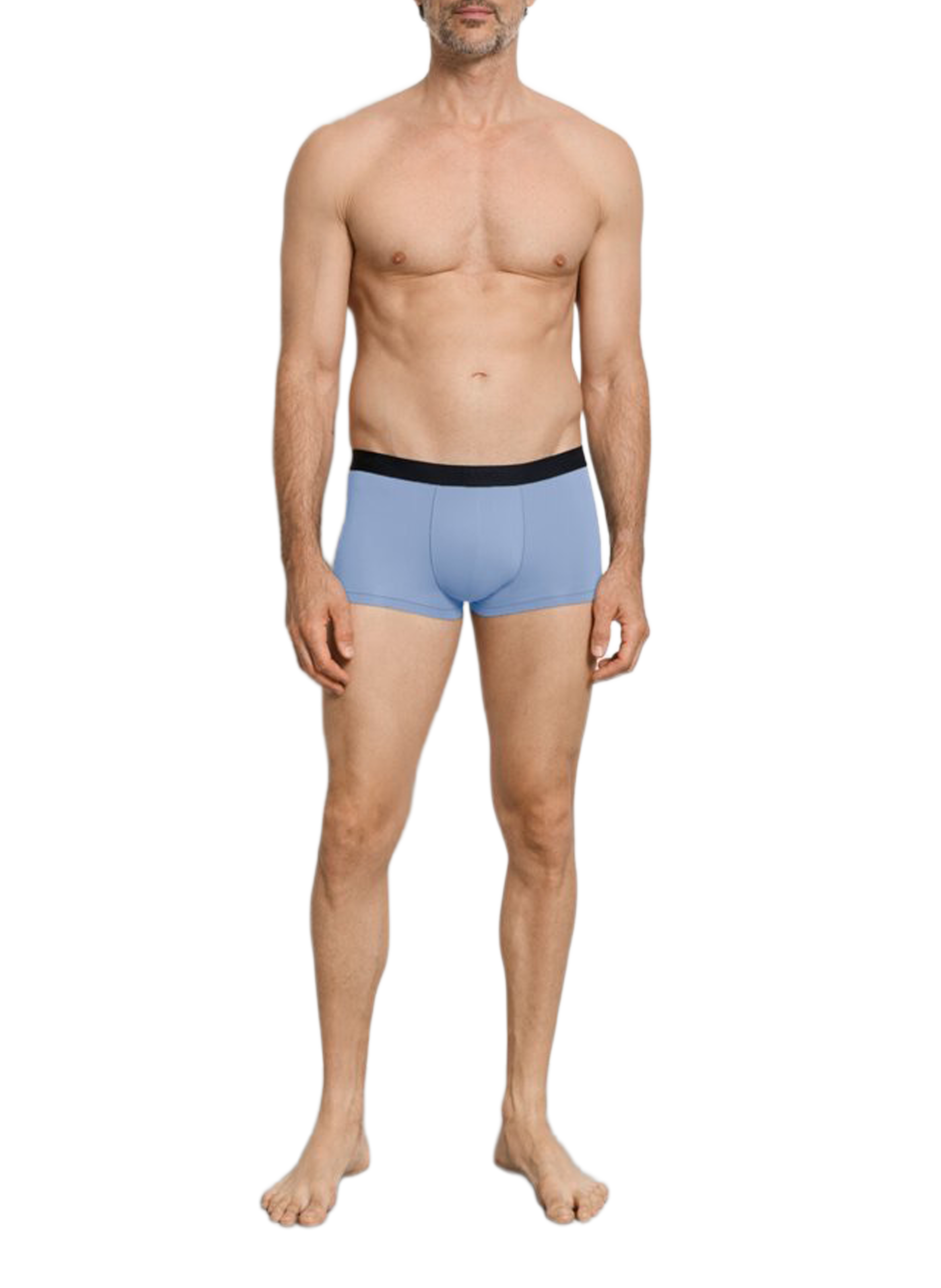 Plain boxer shorts HANRO Blue