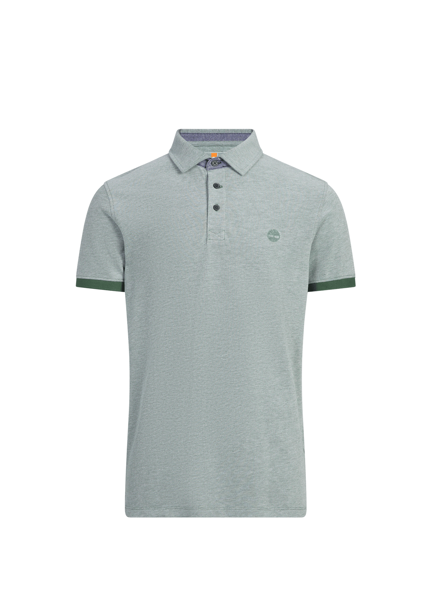 Polo manches courtes en maille chinée TIMBERLAND Vert