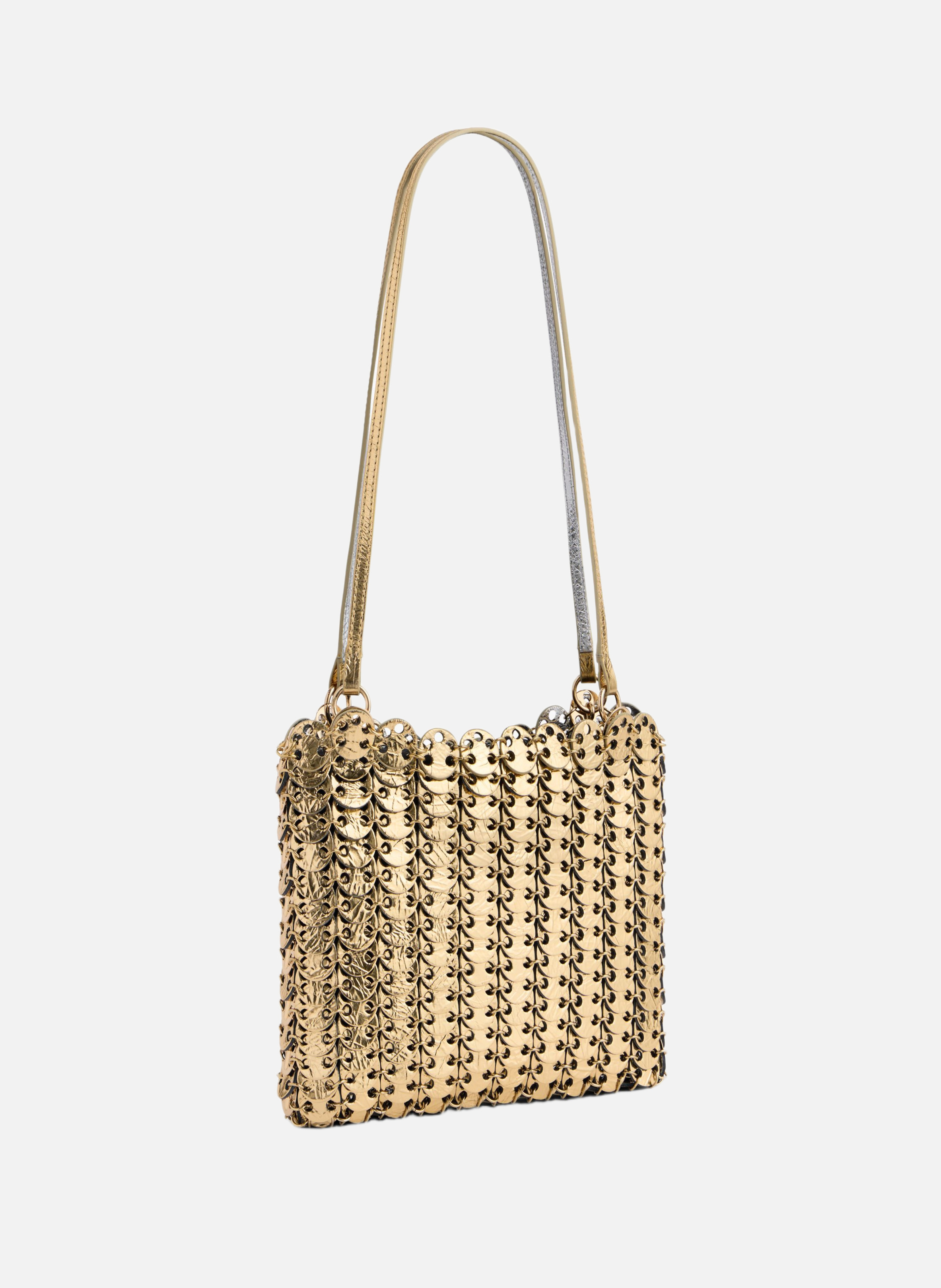 Sac 1969 flip en cuir réversible RABANNE Doré